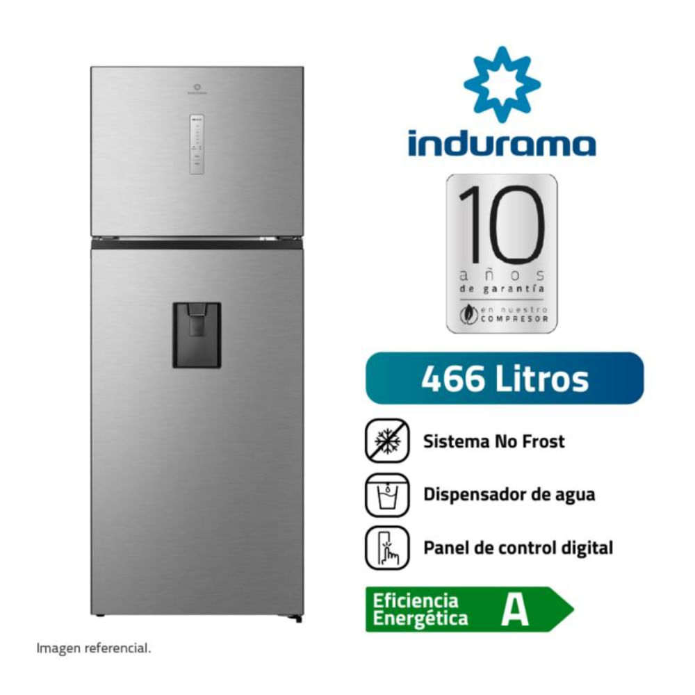 REFRIGERADORA INDURAMA NO FROST RI-529D 497 L