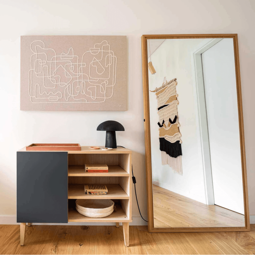 Aparador Compacto Beky 1 puerta color Duna/Negro TU MESITA Aparador Compacto Beky 1 puerta color Duna/Negro TU MESITA