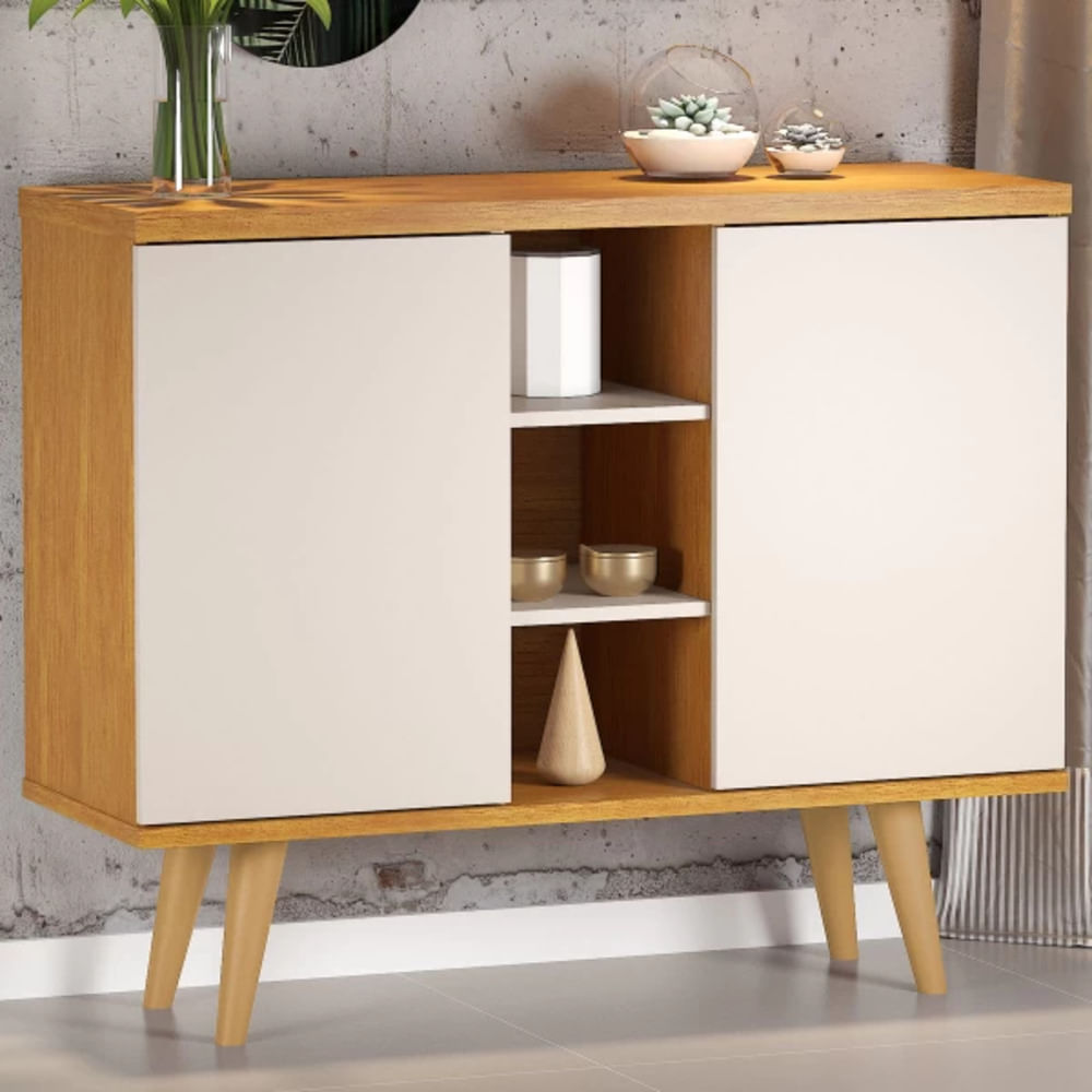 Aparador Multiusos Joker color Duna/Blanco 2 puertas TU MESITA Aparador Multiusos Joker color Duna/Blanco 2 puertas TU MESITA