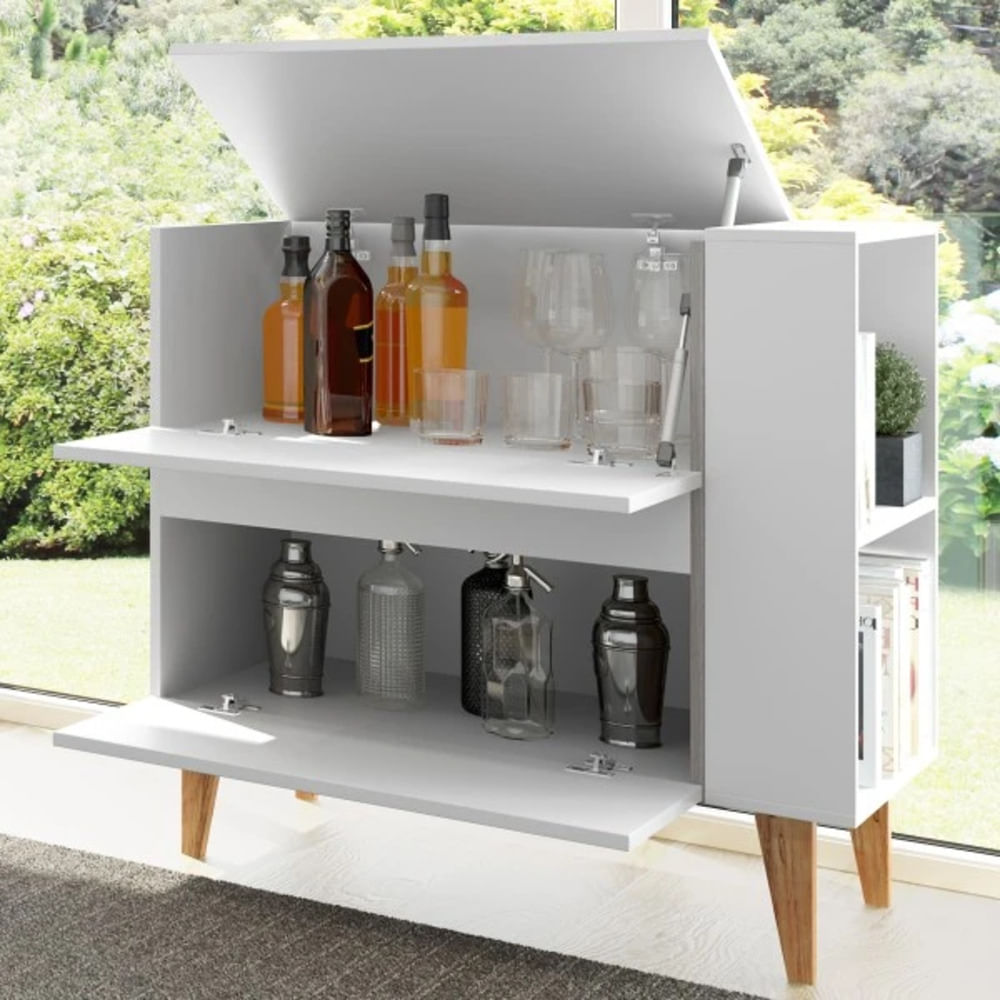 Aparador Bar Sergi color Blanco TU MESITA 3 puertas Aparador Bar Sergi color Blanco TU MESITA 3 puertas