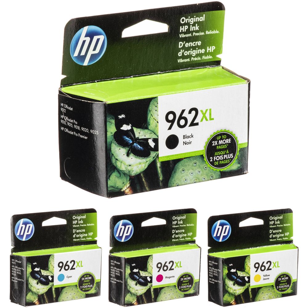Set de Cartuchos de Tinta Hp 962 de Alto Rendimiento para Impresoras Todo en Uno Officejet Pro 9015 1636064-REG Set de Cartuchos de Tinta Hp 962 de Alto Rendimiento para Impresoras Todo en Uno Officejet Pro 9015 1636064-REG