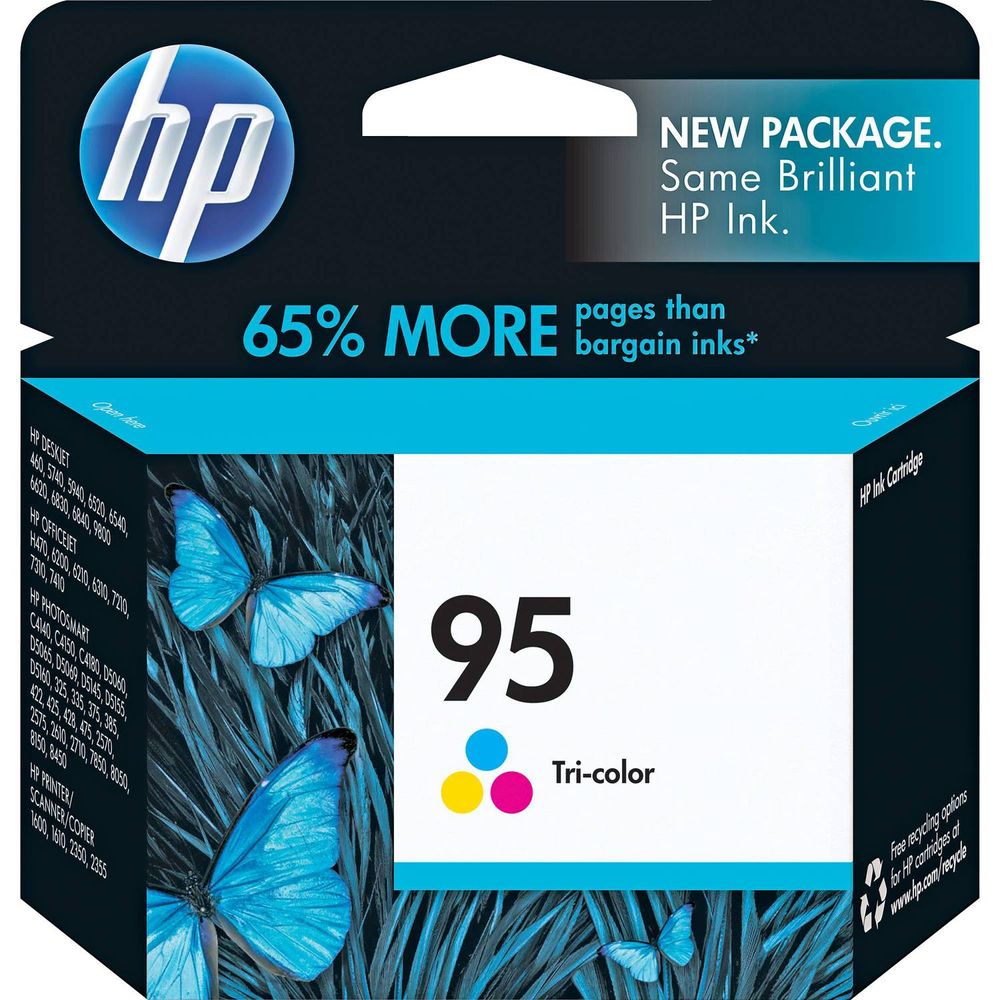 Cartucho de Tinta Hp 95 Tri Color Inkjet 7Ml para Impresoras Photosmart 325 375 385 475 8150 350942-REG Cartucho de Tinta Hp 95 Tri Color Inkjet 7Ml para Impresoras Photosmart 325 375 385 475 8150 350942-REG