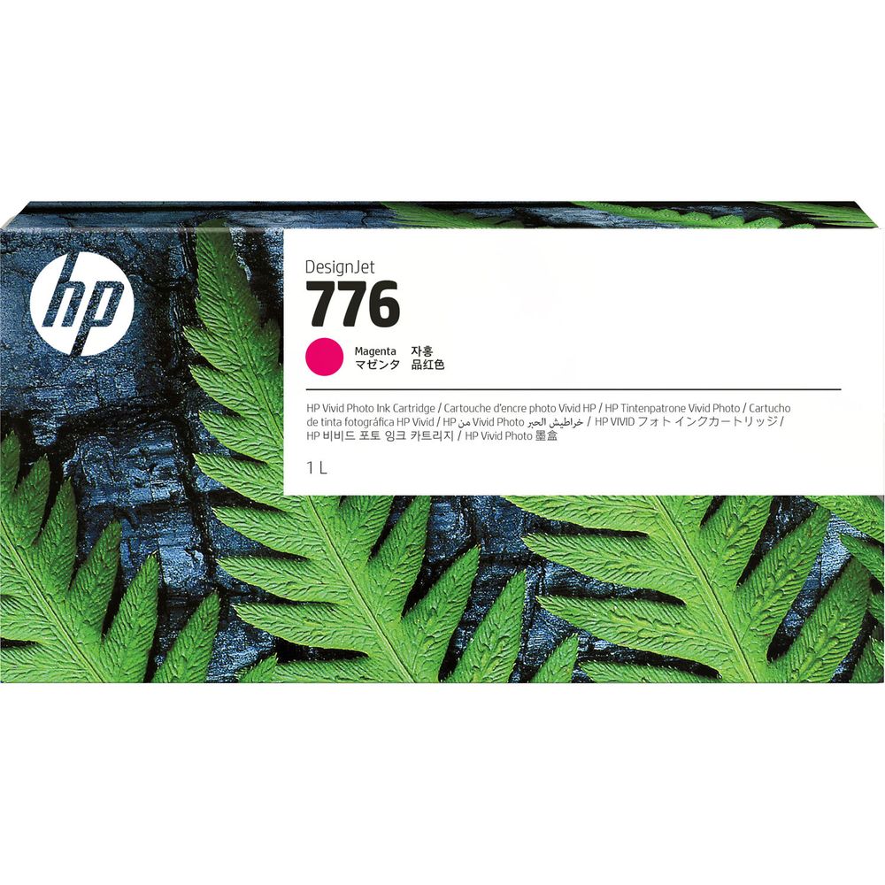 Cartucho de Tinta Original Hp 776 Magenta 1L para Impresora Hp Designjet Z9+ Pro de 64 1669448-REG Cartucho de Tinta Original Hp 776 Magenta 1L para Impresora Hp Designjet Z9+ Pro de 64 1669448-REG