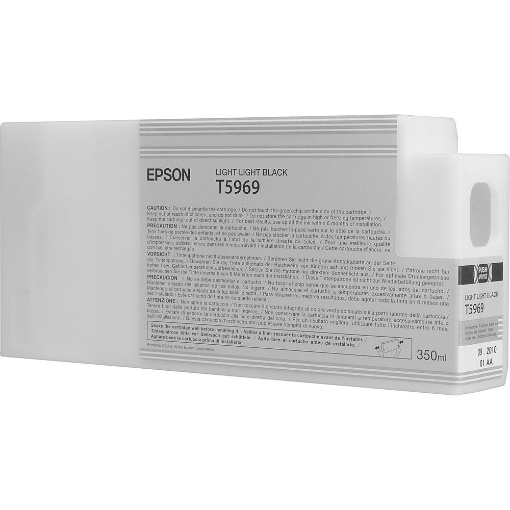 Cartucho de Tinta Epson Ultrachrome Hdr T596900 Light Light Black para Impresoras Stylus Pro Selecci 587328-REG Cartucho de Tinta Epson Ultrachrome Hdr T596900 Light Light Black para Impresoras Stylus Pro Selecci 587328-REG