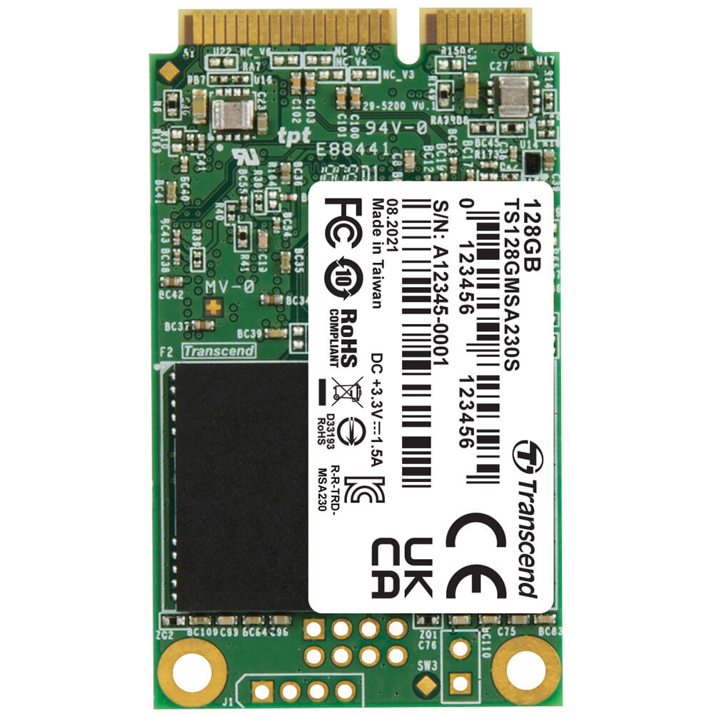 Ssd Msata Transcend 230S de 128Gb