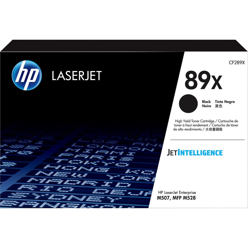 Cartucho de Tóner Hp Laserjet de Alto Rendimiento 89X Negro 1573307-REG Cartucho de Tóner Hp Laserjet de Alto Rendimiento 89X Negro 1573307-REG