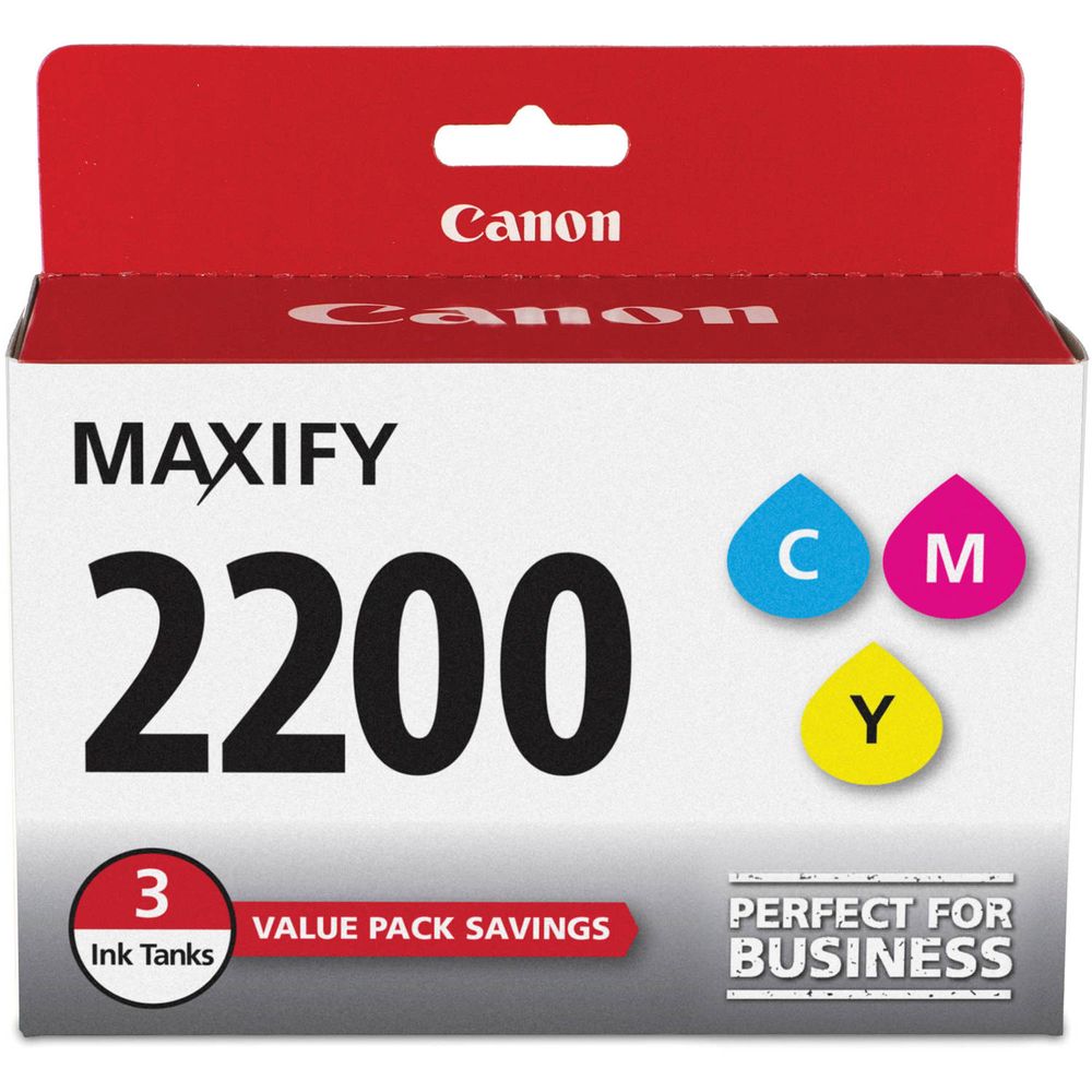 Pack de Cartuchos de Tinta Canon Pgi 2200 Cmy 1113879-REG Pack de Cartuchos de Tinta Canon Pgi 2200 Cmy 1113879-REG
