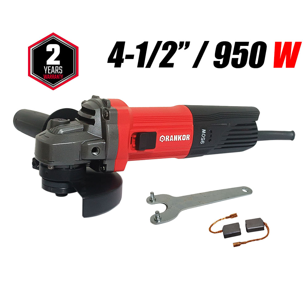 Amoladora Esmeril Angular Industrial 115mm Rankor RAG950401 950W 11000rpm Amoladora Esmeril Angular Industrial 115mm Rankor RAG950401 950W 11000rpm