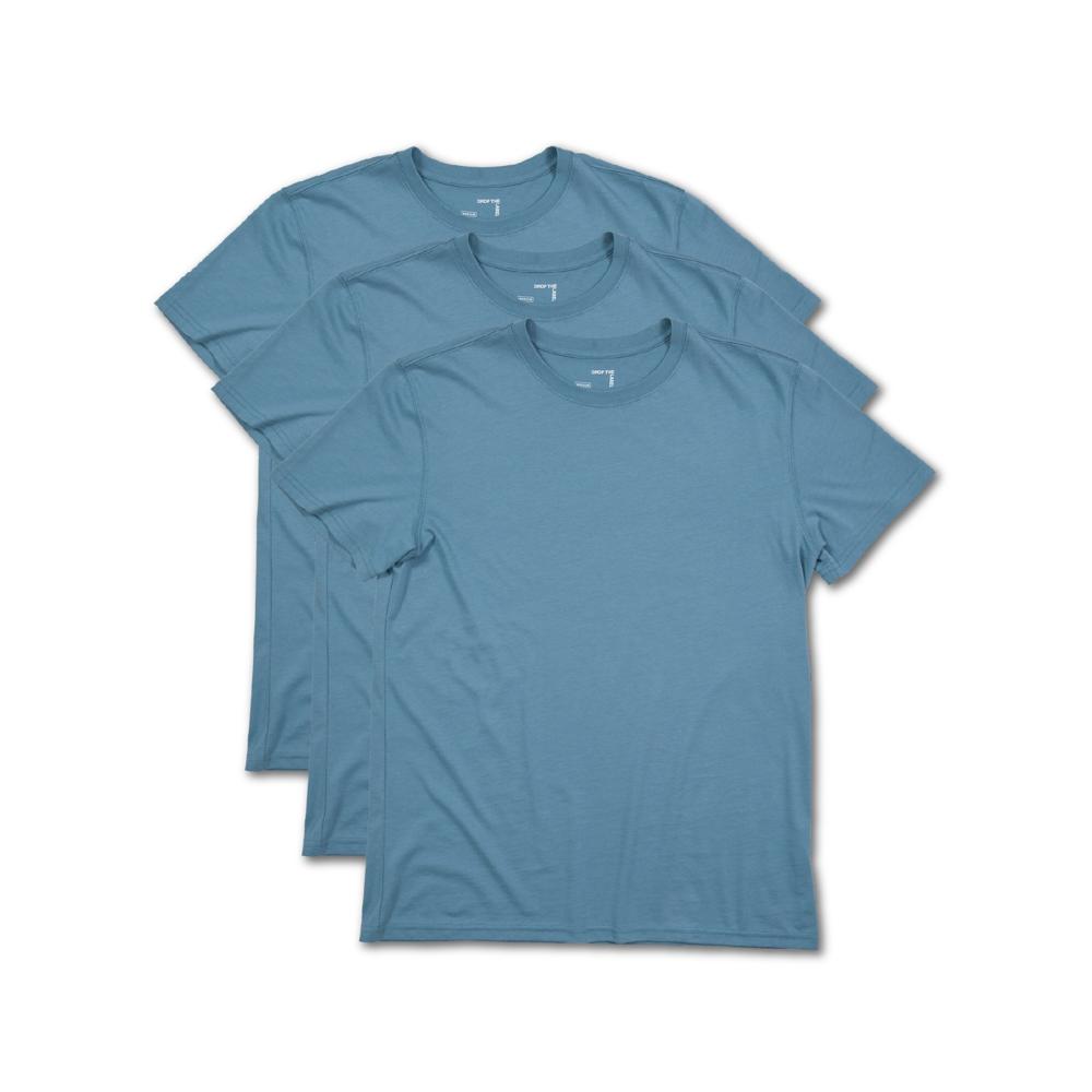 3-Pack Polo Azul Acero para Hombre Drop the Label Cuello Redondo Manga Corta Algodón Pima talla XXL 3-Pack Polo Azul Acero para Hombre Drop the Label Cuello Redondo Manga Corta Algodón Pima talla XXL