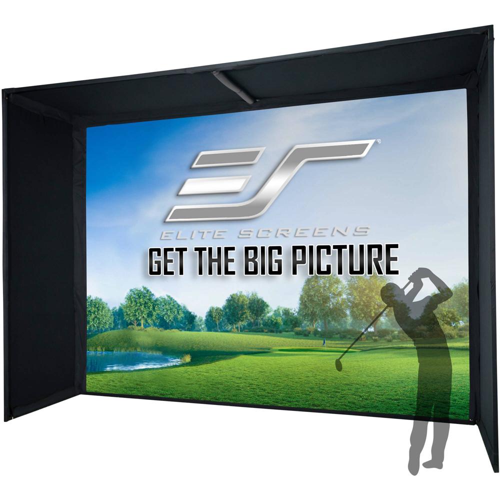 Pantalla de Proyección Elite Screens GSB10X10-IPW1145 GolfSim Bay Series 10x10' con Superficie Impac 1815646-REG Pantalla de Proyección Elite Screens GSB10X10-IPW1145 GolfSim Bay Series 10x10' con Superficie Impac 1815646-REG