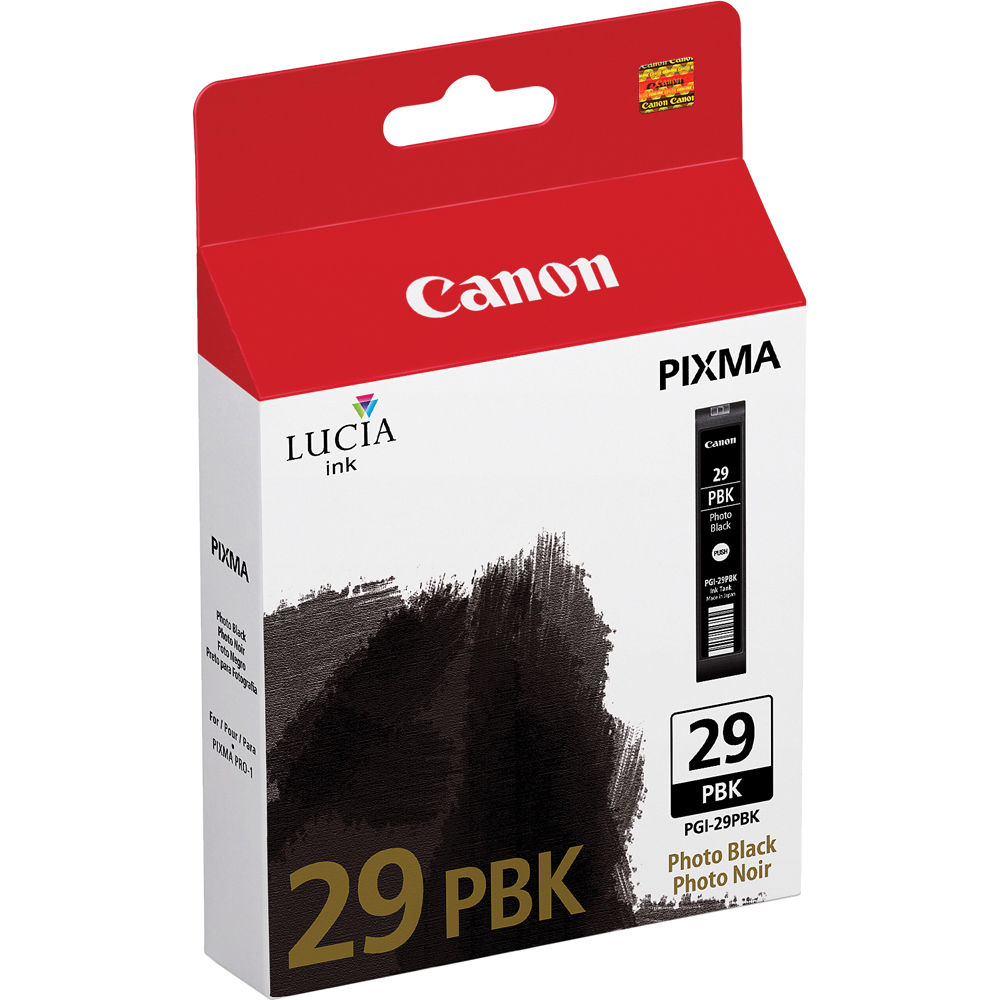 Cartucho de Tinta Canon Pgi 29 Photo Black 827841-REG Cartucho de Tinta Canon Pgi 29 Photo Black 827841-REG