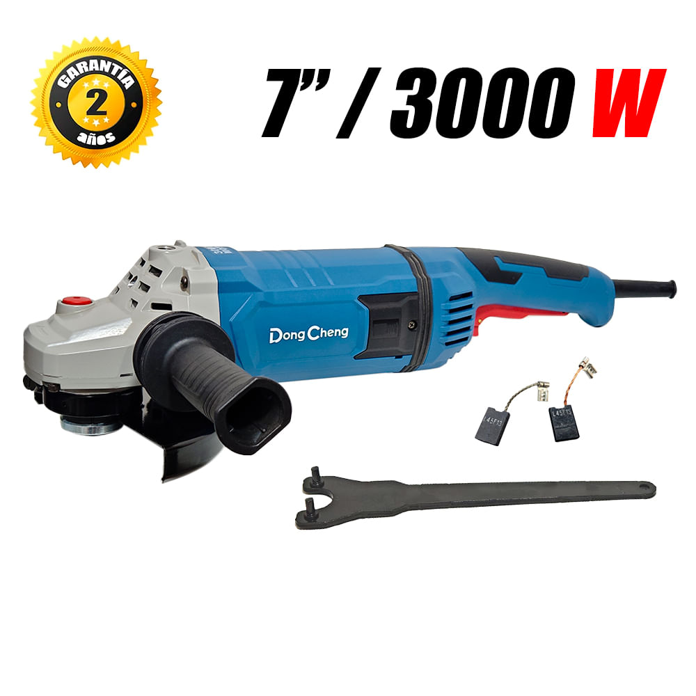 Amoladora Esmeril Angular Industrial 180mm Dongcheng DSM05-180S 3000W 8400rpm Amoladora Esmeril Angular Industrial 180mm Dongcheng DSM05-180S 3000W 8400rpm