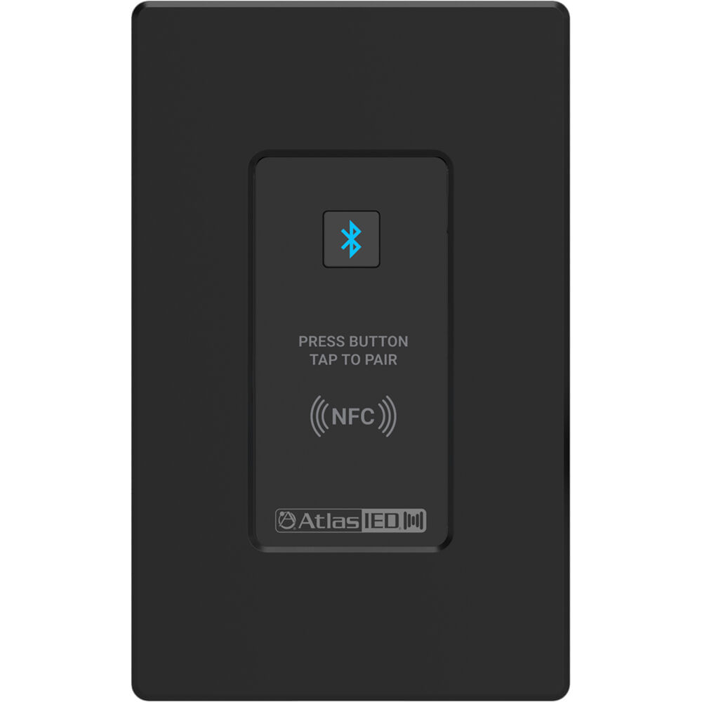 AtlasIED AT-B Atmosphere Control Remoto Bluetooth para Entrada de Audio (Negro) - Botón de Emparejam 1736116-REG AtlasIED AT-B Atmosphere Control Remoto Bluetooth para Entrada de Audio (Negro) - Botón de Emparejam 1736116-REG