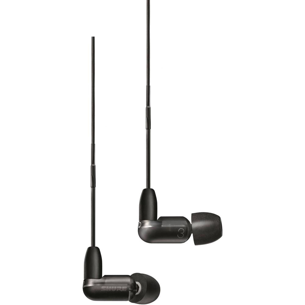 Auriculares In-Ear Shure AONIC 3 con Aislamiento de Sonido (Negro) - Control Remoto, Confort Todo el 1621162-REG Auriculares In-Ear Shure AONIC 3 con Aislamiento de Sonido (Negro) - Control Remoto, Confort Todo el 1621162-REG