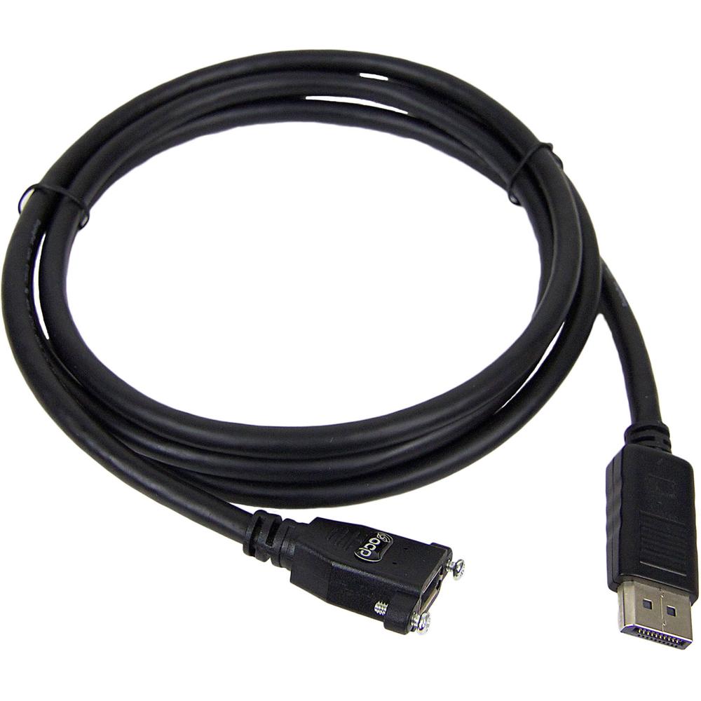 Cable FSR DisplayPort Hembrado Montaje en Chasis a DisplayPort Macho (6') 1184347-REG Cable FSR DisplayPort Hembrado Montaje en Chasis a DisplayPort Macho (6') 1184347-REG
