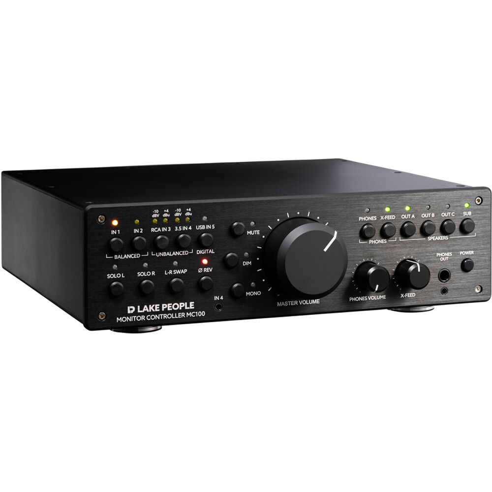 Controlador de Monitores LAKE PEOPLE MC100 - Profesional, Control de Volumen de Alta Calidad, Conexi 1804660-REG Controlador de Monitores LAKE PEOPLE MC100 - Profesional, Control de Volumen de Alta Calidad, Conexi 1804660-REG