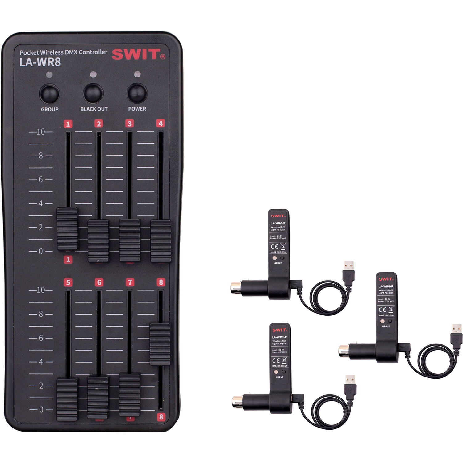 Kit de Controlador Dmx Inalámbrico de Bolsillo Swit