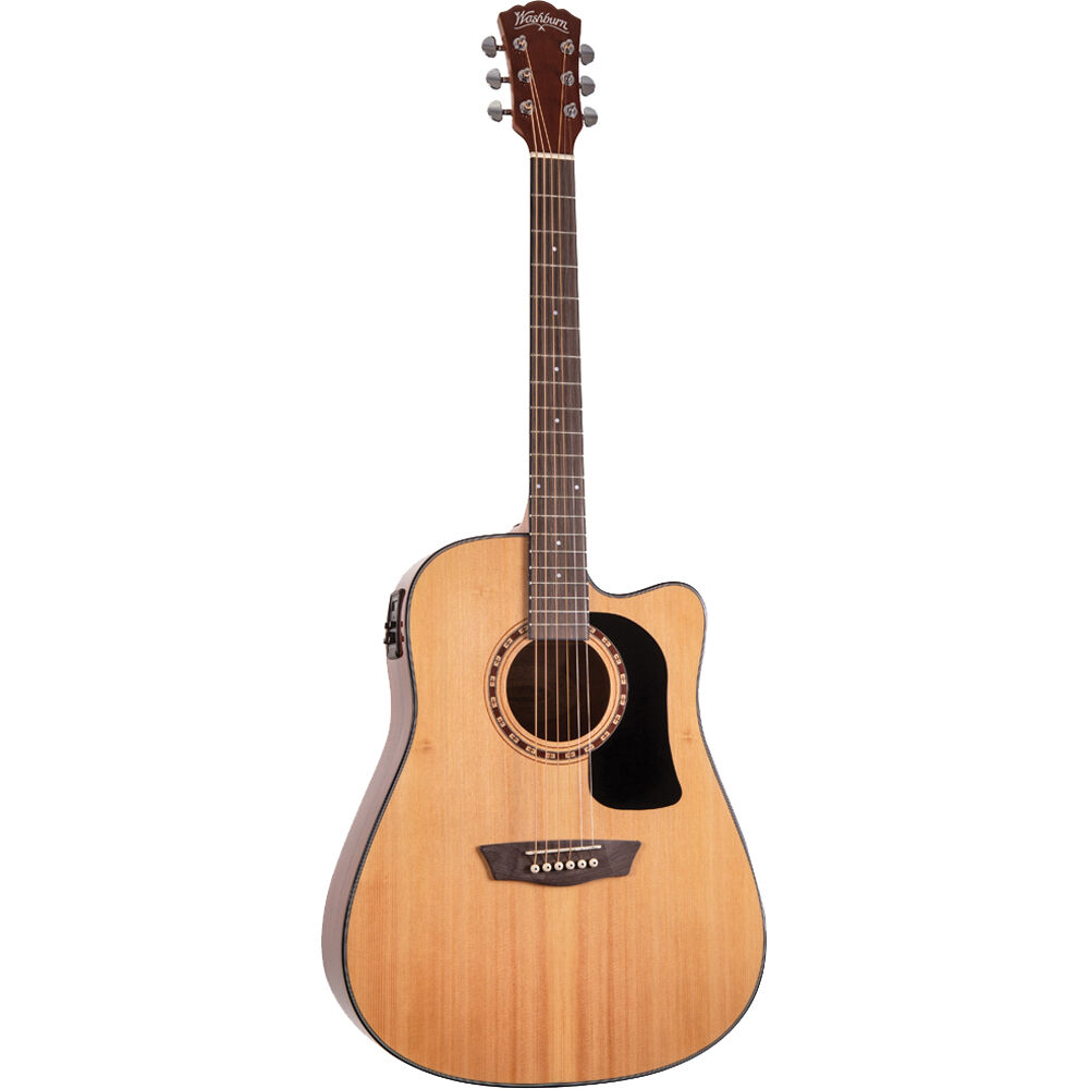 Guitarra Acústica Dreadnought Washburn Apprentice D5CE-Pack con Cutaway, Tapa de Abeto Premium y Ele 1727068-REG Guitarra Acústica Dreadnought Washburn Apprentice D5CE-Pack con Cutaway, Tapa de Abeto Premium y Ele 1727068-REG