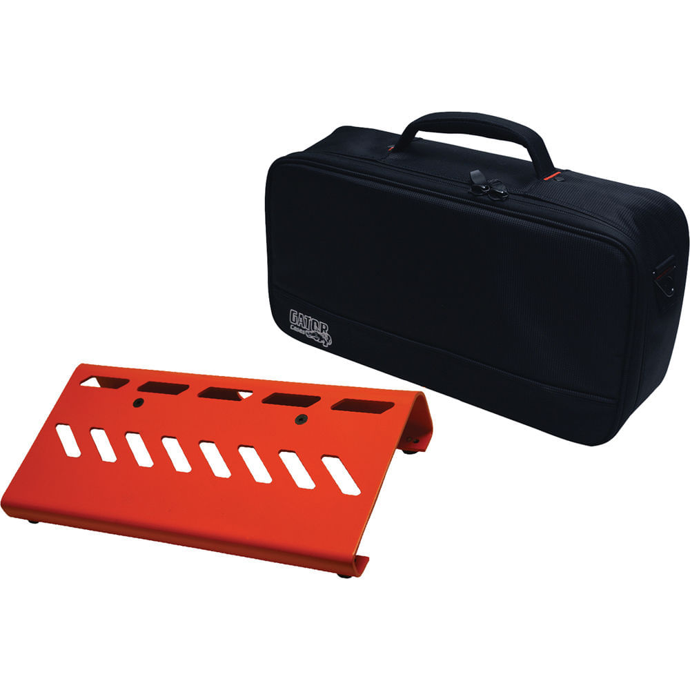 Gator Pedalboard de Aluminio con Funda de Transporte (Naranja, Pequeño) 1094598-REG Gator Pedalboard de Aluminio con Funda de Transporte (Naranja, Pequeño) 1094598-REG