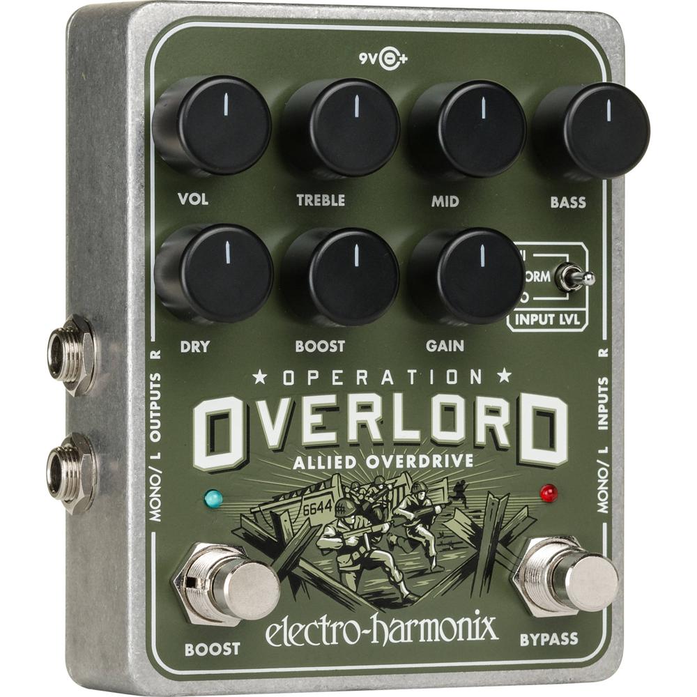 Electro-Harmonix Operation Overlord - Pedal de Overdrive Multi-Instrumental Estéreo con Boost, Disto 1325572-REG Electro-Harmonix Operation Overlord - Pedal de Overdrive Multi-Instrumental Estéreo con Boost, Disto 1325572-REG