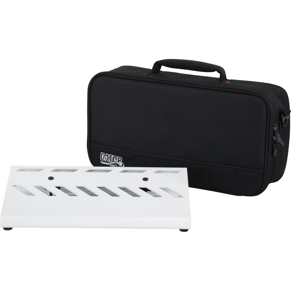 Gator Pedalboard de Aluminio con Funda de Transporte (Blanco, Pequeño) 1282652-REG Gator Pedalboard de Aluminio con Funda de Transporte (Blanco, Pequeño) 1282652-REG