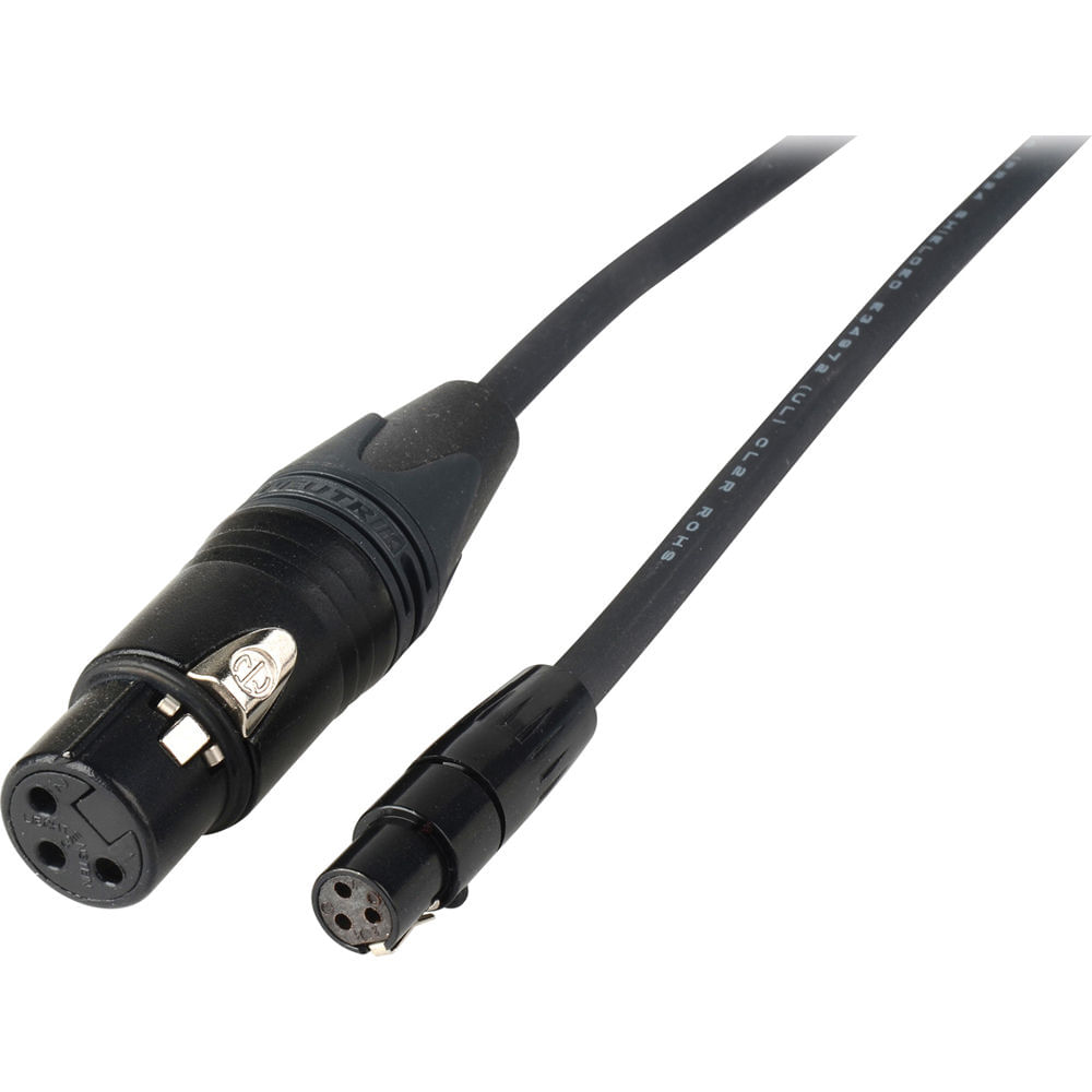 Laird Digital Cinema TA3F Cable Mini-XLR F a XLR F de 3 Pines (Paquete de 2, 3') - Para Dispositivos 899840-REG Laird Digital Cinema TA3F Cable Mini-XLR F a XLR F de 3 Pines (Paquete de 2, 3') - Para Dispositivos 899840-REG
