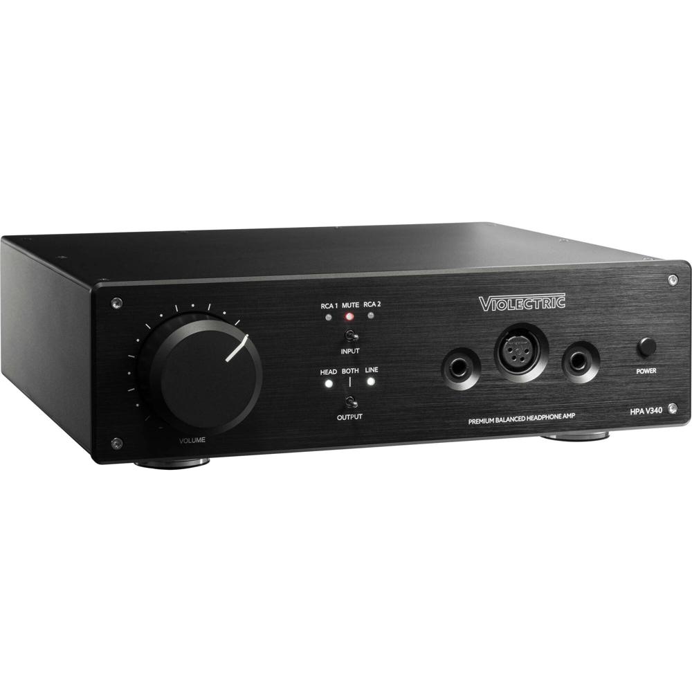 Amplificador de Auriculares Balanceado Violectric HPA V340 y Preamp - Soporta Amplia Gama de Auricul