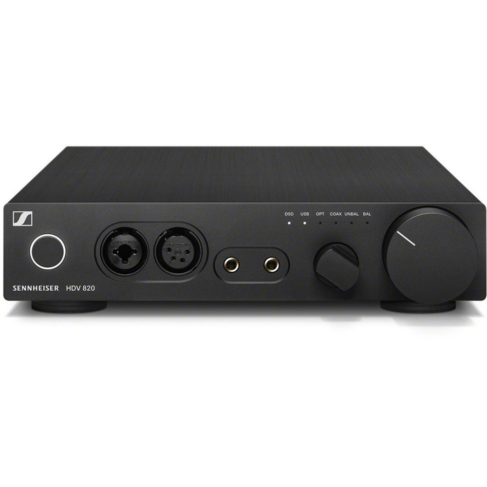 Amplificador Digital de Auriculares Sennheiser HDV 820 con DAC ESS SABRE32, Soporte DSD256 y Entrada