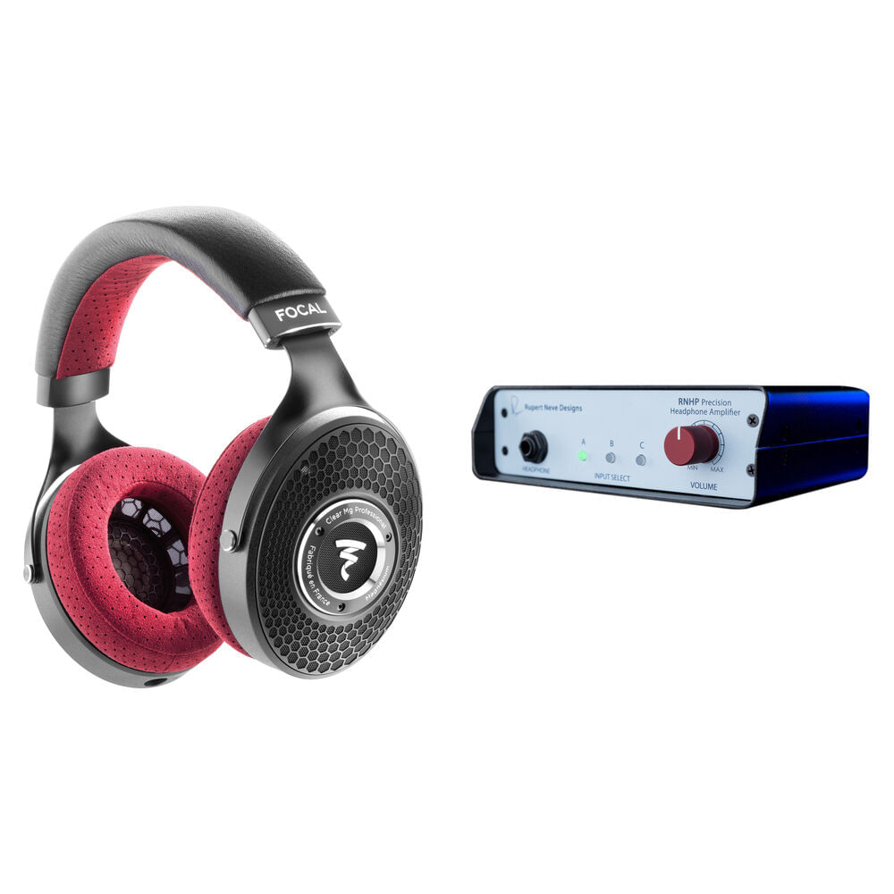 Amplificador de Auriculares de Precisión Rupert Neve Designs RNHP con Auriculares Profesionales Abie