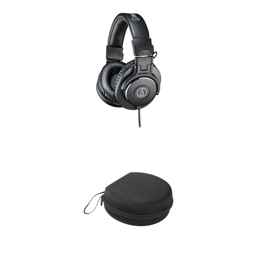 Audio-Technica ATH-M30x Auriculares Circumaurales y Kit de Estuche UHC-725