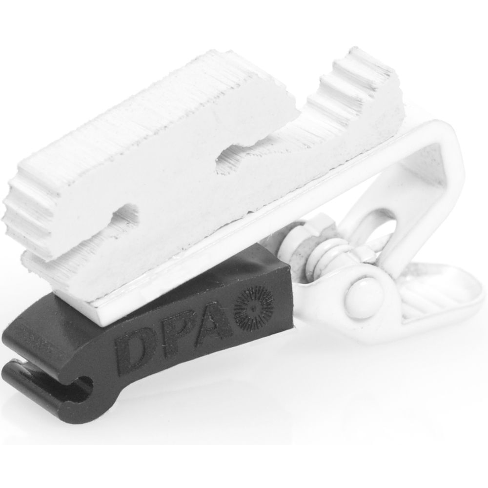 DPA Microphones SCM0008 Miniature Clip, Double Lock (White) 1132309-REG DPA Microphones SCM0008 Miniature Clip, Double Lock (White) 1132309-REG