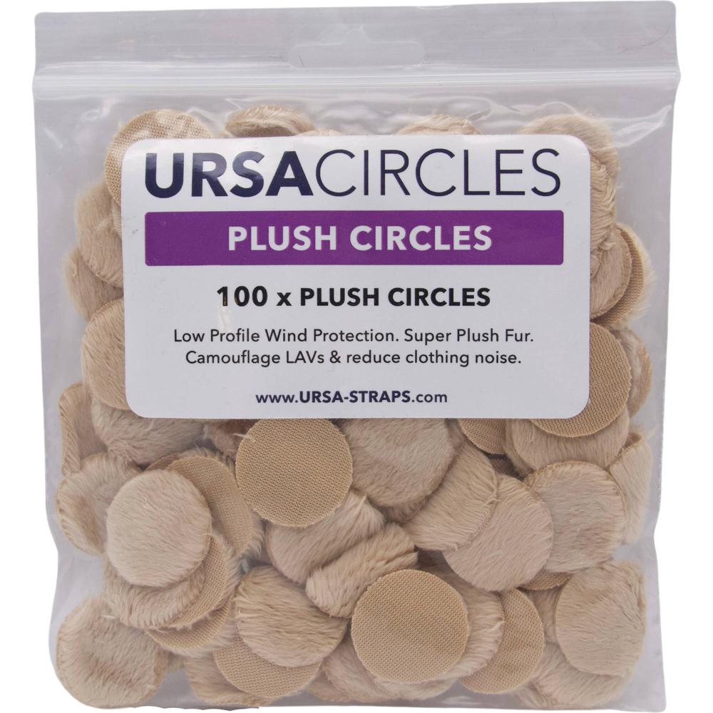 Cubiertas de Piel Corto para Micrófonos Lavalier URSA Plush Circles (Paquete de 100, Beige) - Disfra 1646517-REG Cubiertas de Piel Corto para Micrófonos Lavalier URSA Plush Circles (Paquete de 100, Beige) - Disfra 1646517-REG