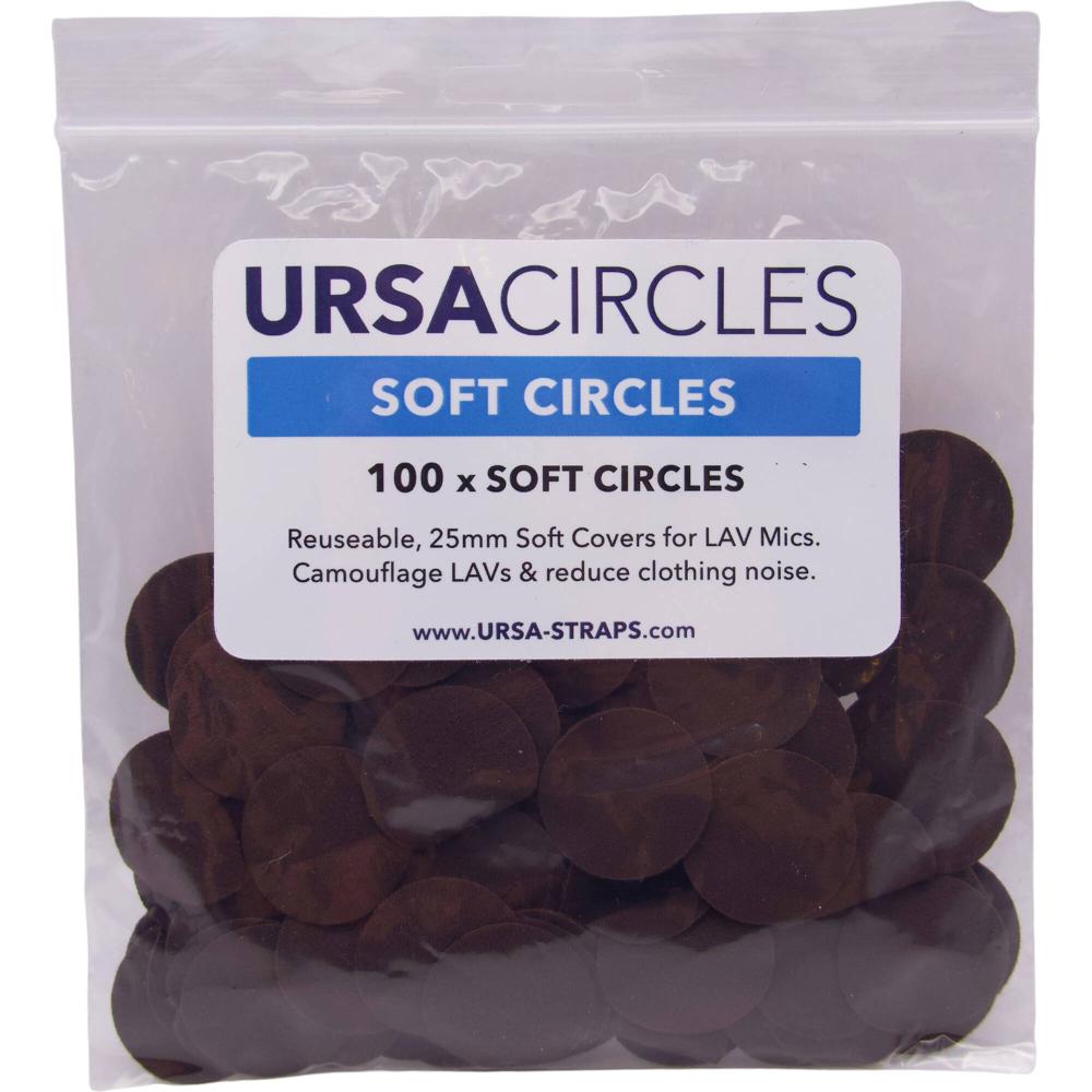 Cubiertas de Micrófono Lavalier URSA Soft Circles (Paquete de 100, Marrón) - Protección Discreta y R 1646523-REG Cubiertas de Micrófono Lavalier URSA Soft Circles (Paquete de 100, Marrón) - Protección Discreta y R 1646523-REG