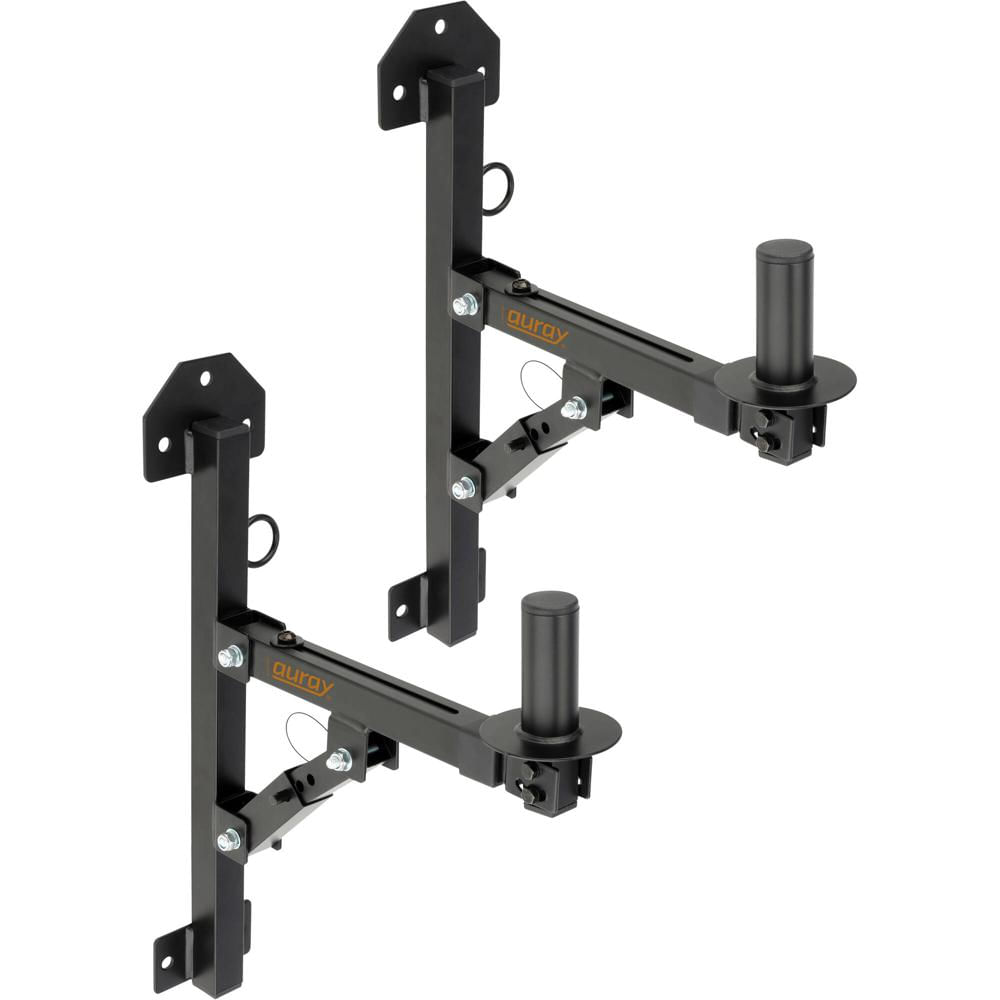 Soporte de Pared Auray para Altavoces con Ajuste de Inclinación, Longitud y Ángulo (Par) - Capacidad 1669501-REG Soporte de Pared Auray para Altavoces con Ajuste de Inclinación, Longitud y Ángulo (Par) - Capacidad 1669501-REG