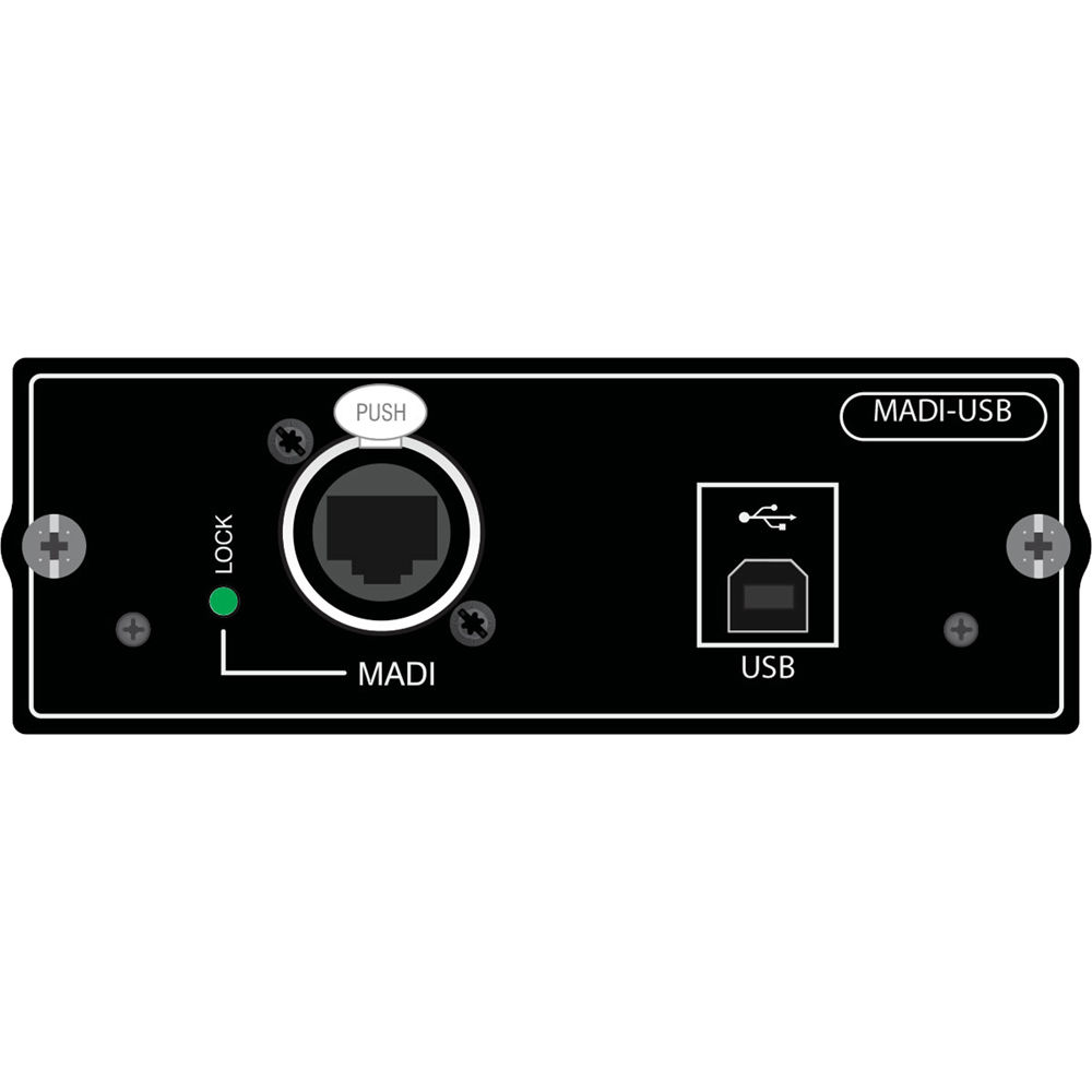 Soundcraft MADI-USB Combo Option Card for Si Series Consoles 1560368-REG Soundcraft MADI-USB Combo Option Card for Si Series Consoles 1560368-REG