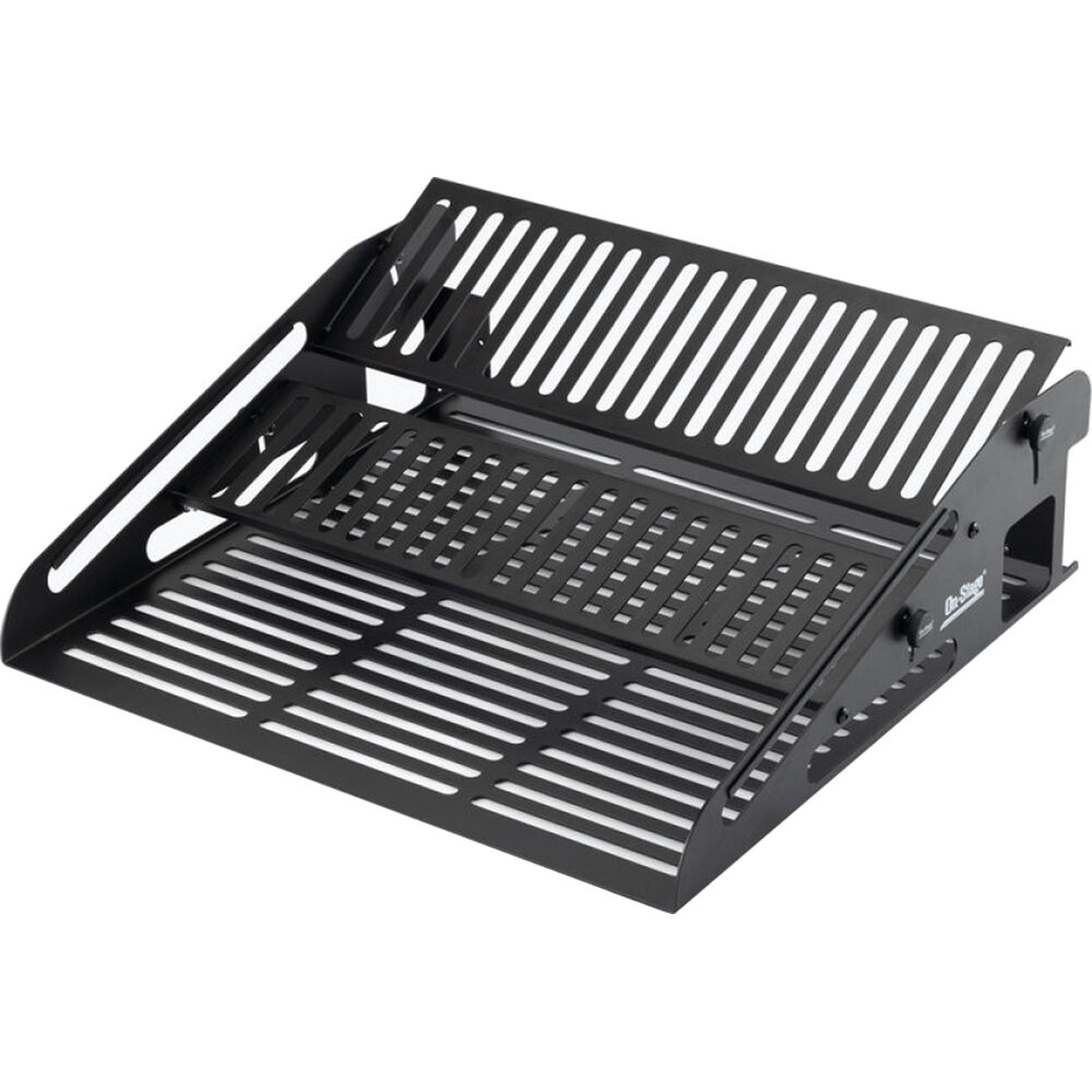 Soporte para Sintetizadores On-Stage (2 RU, Negro) - Gestión de Cables, Incluye Tiras de Velcro, Aju 1803029-REG Soporte para Sintetizadores On-Stage (2 RU, Negro) - Gestión de Cables, Incluye Tiras de Velcro, Aju 1803029-REG