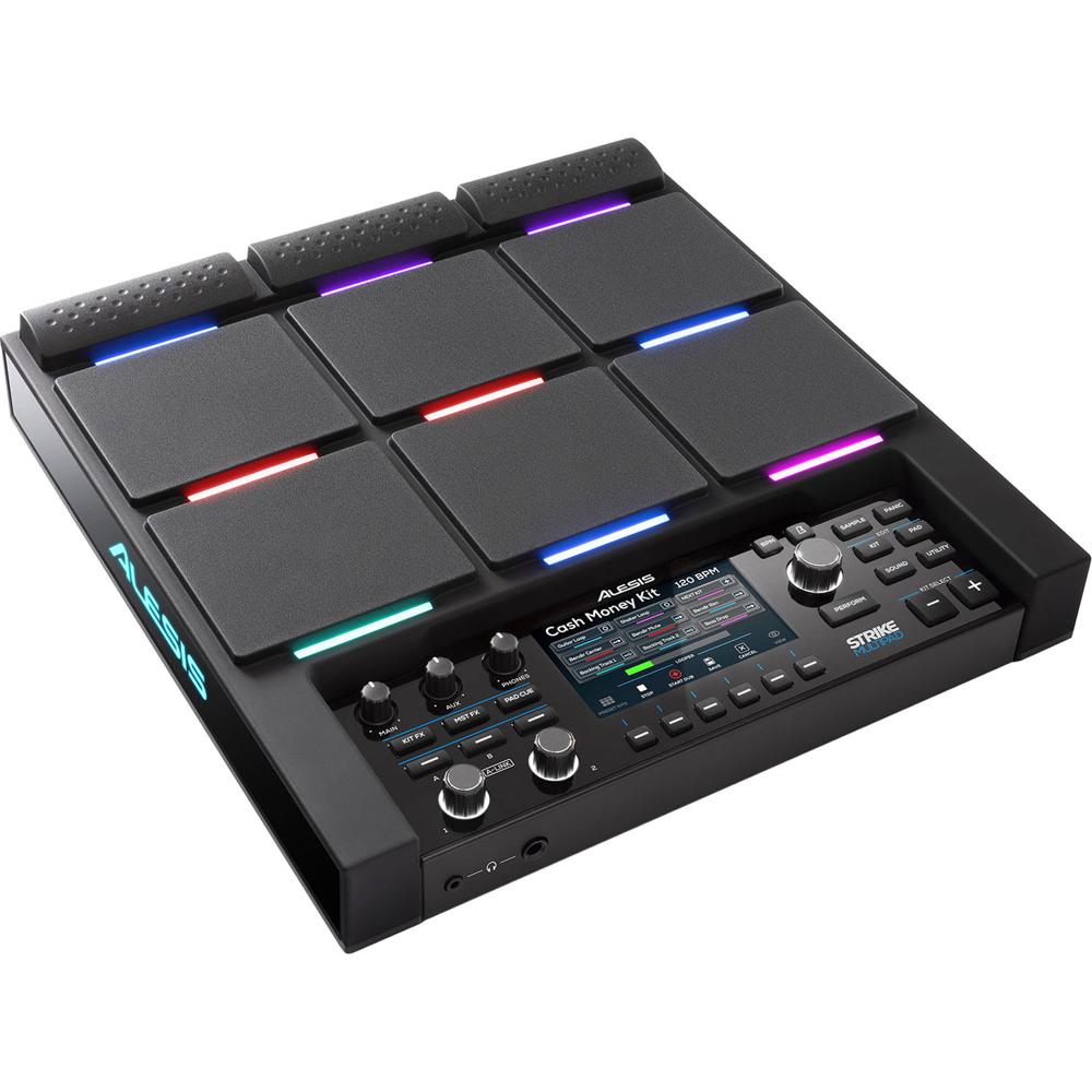 Alesis Strike MultiPad: Instrumento de Percusión con 9 Pads Sensibles a la Velocidad y Pantalla de 4 1463623-REG Alesis Strike MultiPad: Instrumento de Percusión con 9 Pads Sensibles a la Velocidad y Pantalla de 4 1463623-REG