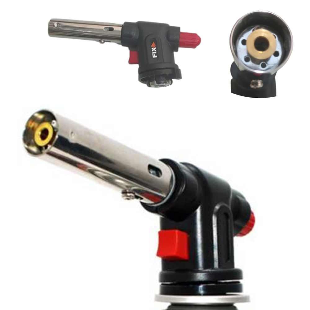 Mini Soplete Flameador Profesional Cocina Adaptable para Gas butano Mini Soplete Flameador Profesional Cocina Adaptable para Gas butano