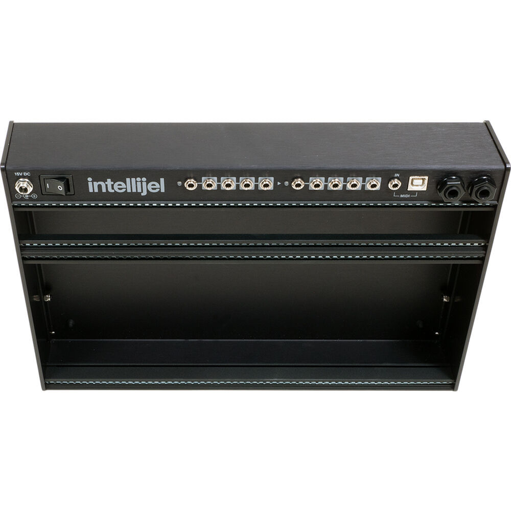 Intellijel 4U Palette Case con Fila de 1U (62 HP, Negro Stealth) - Estándar 3U + Fila Utilitaria, Mu 1794548-REG Intellijel 4U Palette Case con Fila de 1U (62 HP, Negro Stealth) - Estándar 3U + Fila Utilitaria, Mu 1794548-REG