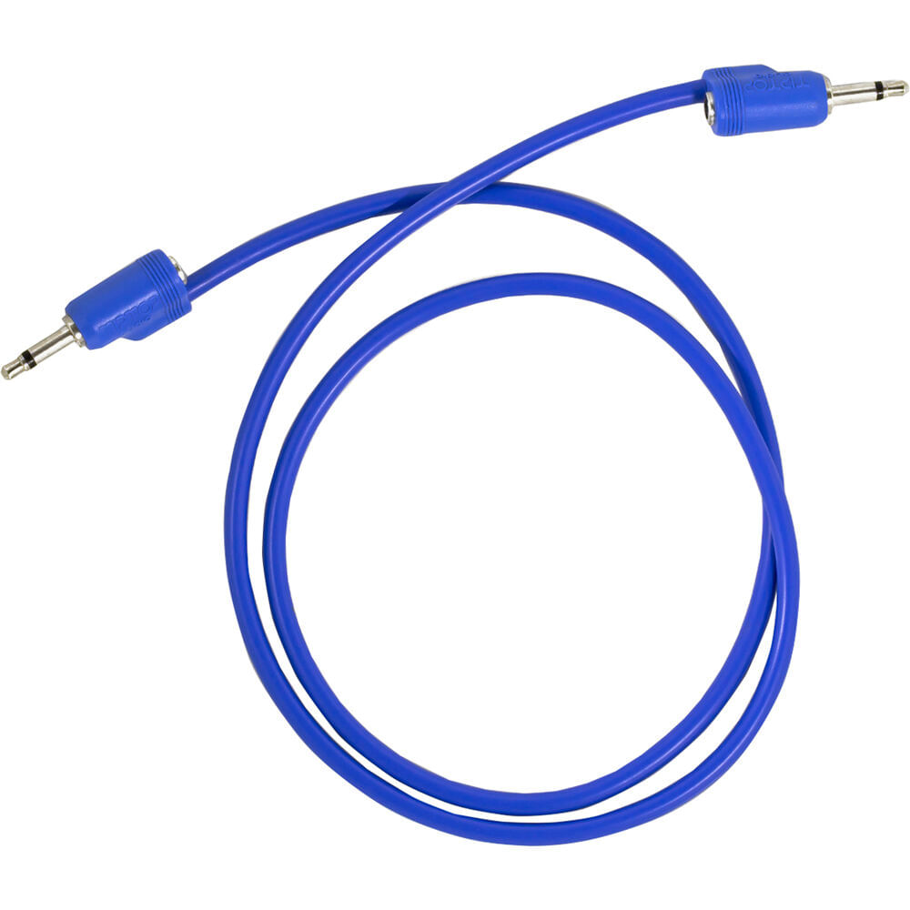 Cable de Parche TipTop Audio Stackable Blindado de 3.5mm para Eurorack (Azul, 29.5 Cable de Parche TipTop Audio Stackable Blindado de 3.5mm para Eurorack (Azul, 29.5