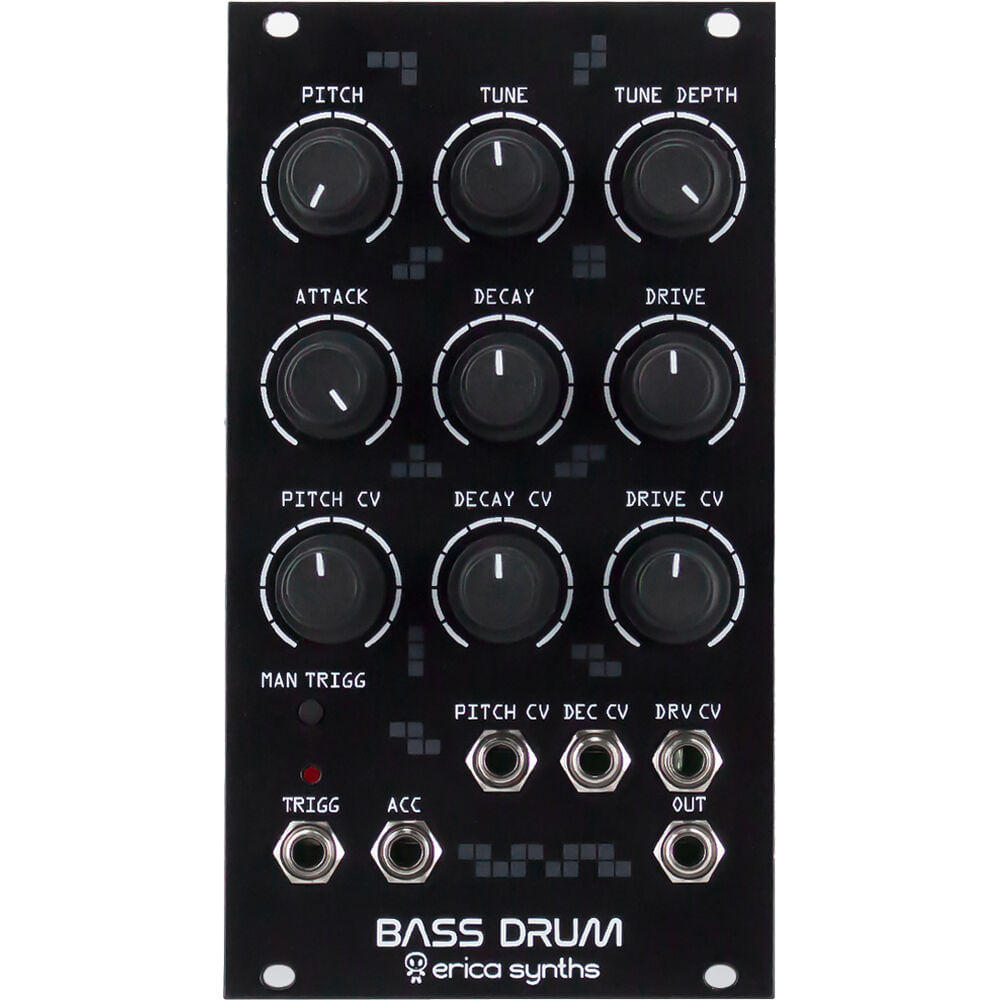 Erica Synths Bass Drum Eurorack Module (14 HP) 1763506-REG Erica Synths Bass Drum Eurorack Module (14 HP) 1763506-REG