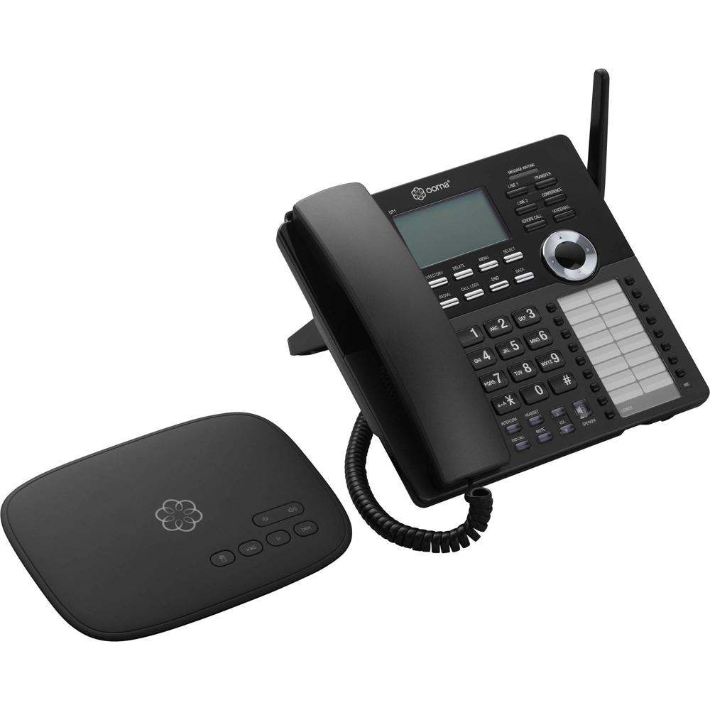 Sistema Telefónico VoIP Ooma Telo con Teléfono Inalámbrico DP1-T (Negro) - Llamadas Gratuitas en EE. 1556186-REG Sistema Telefónico VoIP Ooma Telo con Teléfono Inalámbrico DP1-T (Negro) - Llamadas Gratuitas en EE. 1556186-REG