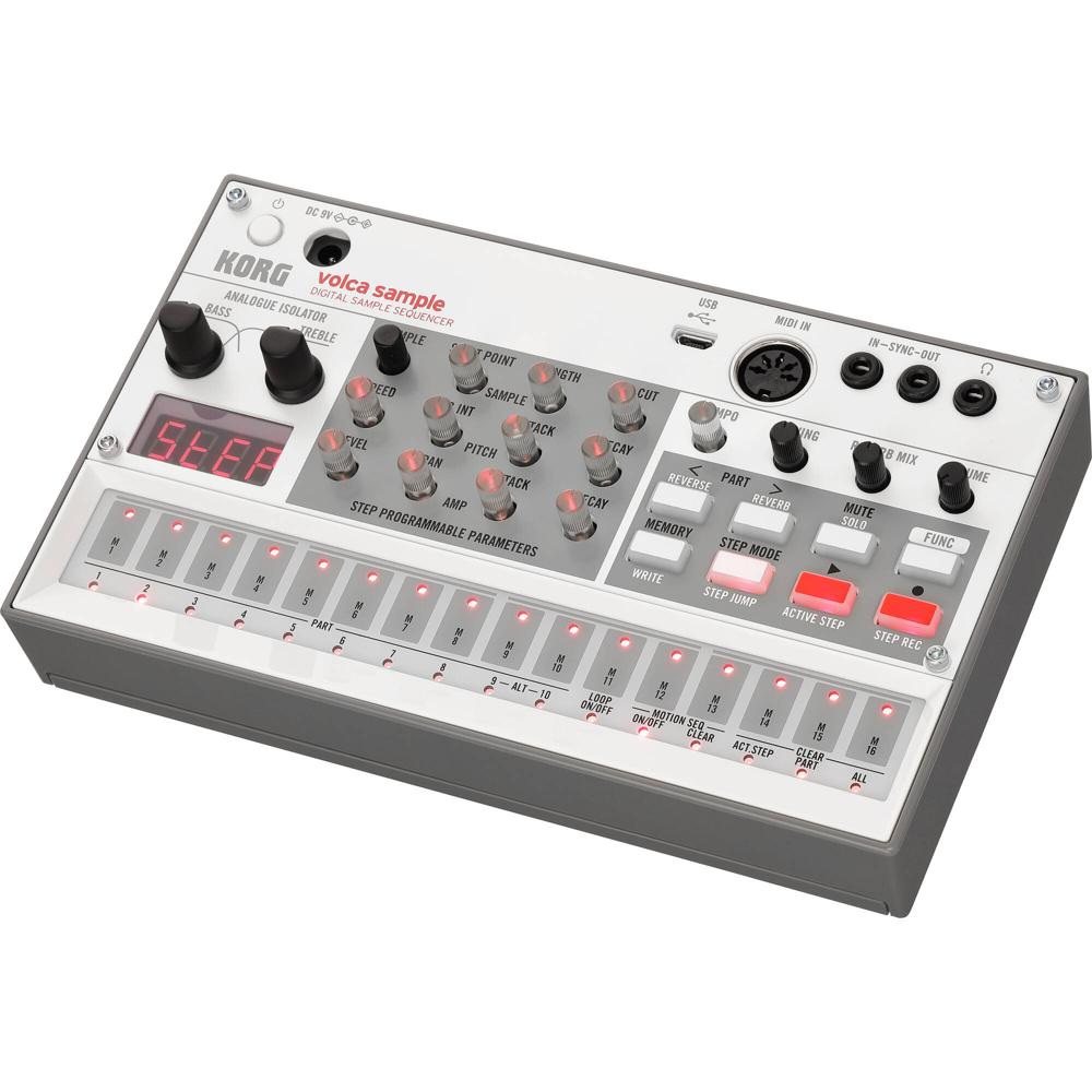 Korg Volca Sample 2: Secuenciador Digital de Muestras con 200 Muestras, 10 Partes, 16 Patrones y Fun 1582478-REG Korg Volca Sample 2: Secuenciador Digital de Muestras con 200 Muestras, 10 Partes, 16 Patrones y Fun 1582478-REG