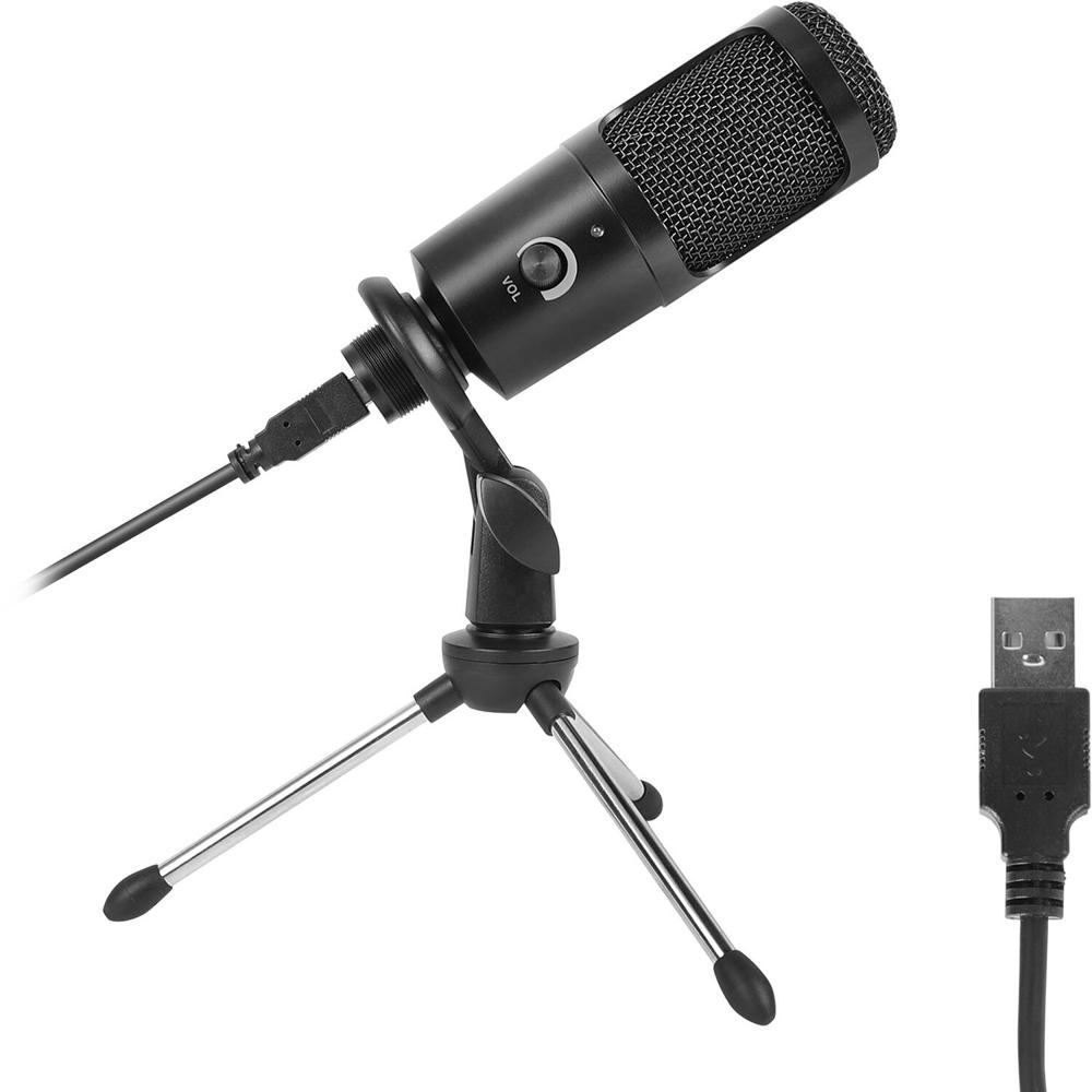 Micrófono de Condensador USB CAMVATE con Trípode de Escritorio - Ideal para Podcasts, Conferencias y 1646032-REG Micrófono de Condensador USB CAMVATE con Trípode de Escritorio - Ideal para Podcasts, Conferencias y 1646032-REG