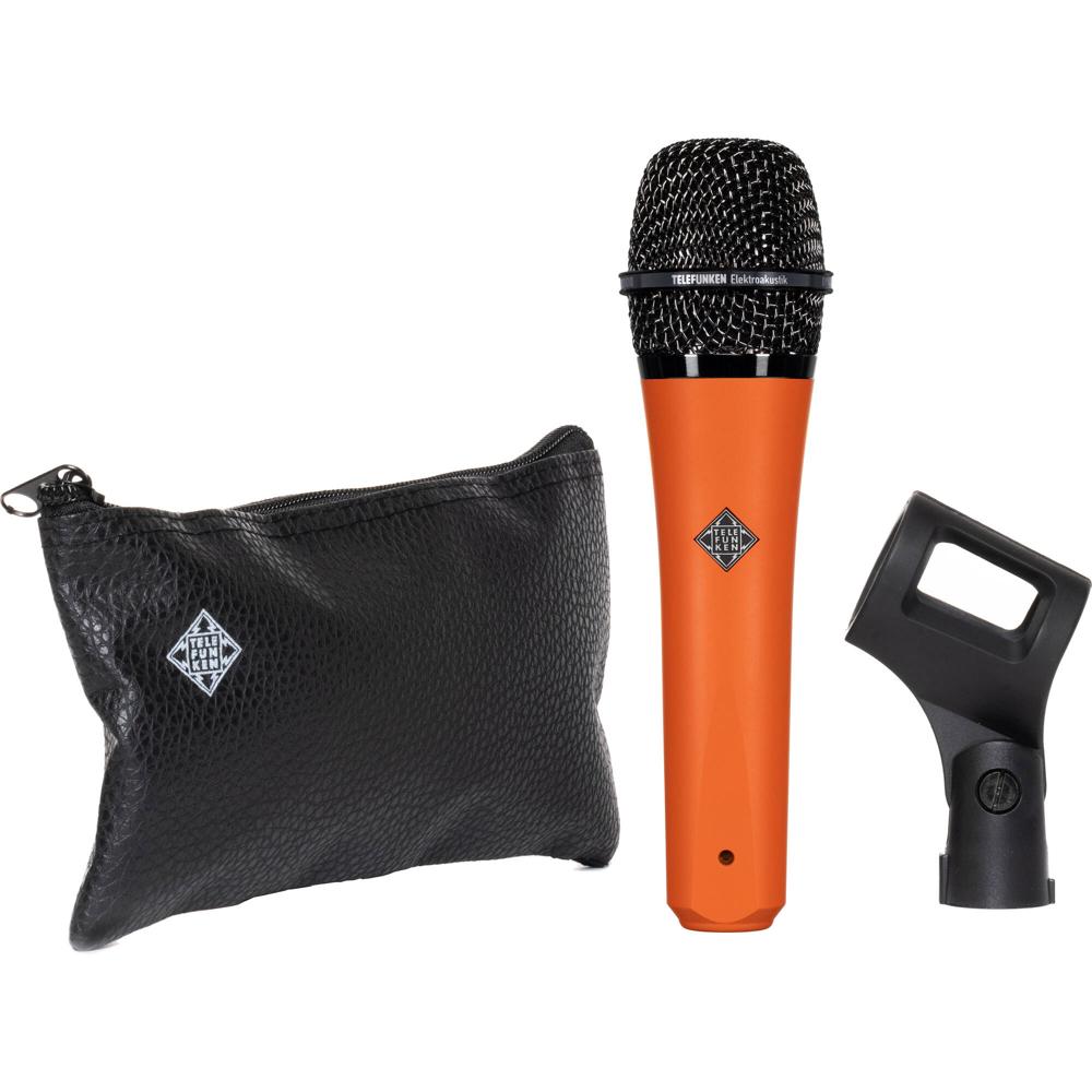 Micrófono Dinámico Telefunken M81 Custom Supercardioide (Cuerpo Naranja, Rejilla Negra) - Patrón Pol 1412627-REG Micrófono Dinámico Telefunken M81 Custom Supercardioide (Cuerpo Naranja, Rejilla Negra) - Patrón Pol 1412627-REG