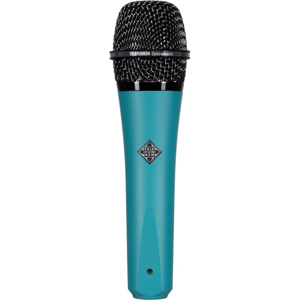 Micrófono Dinámico Telefunken M81 Custom Supercardioide (Cuerpo Turquesa, Rejilla Negra) - Patrón Po 1412639-REG Micrófono Dinámico Telefunken M81 Custom Supercardioide (Cuerpo Turquesa, Rejilla Negra) - Patrón Po 1412639-REG