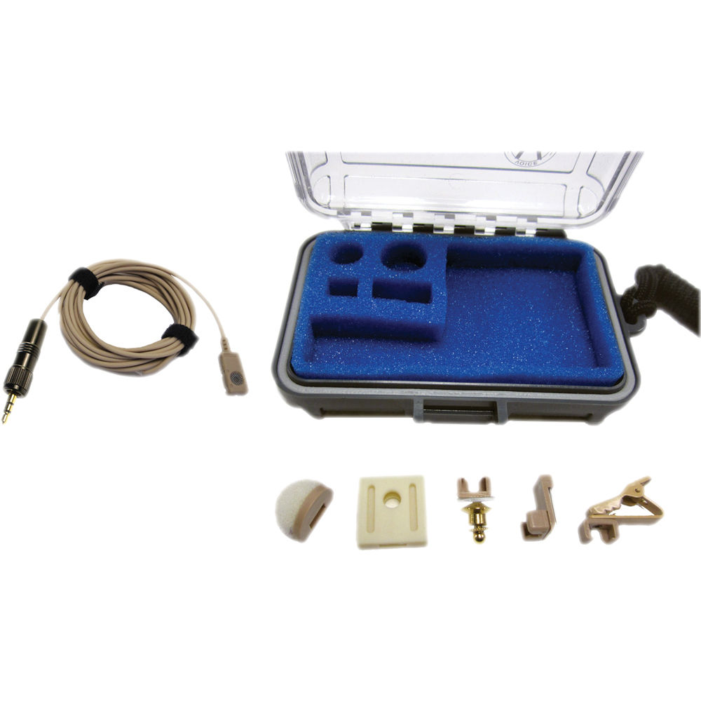 Micrófono Lavalier Condensador Omnidireccional Voice Technologies VT500 (Beige, Conector Mini de 3.5 427058-REG Micrófono Lavalier Condensador Omnidireccional Voice Technologies VT500 (Beige, Conector Mini de 3.5 427058-REG