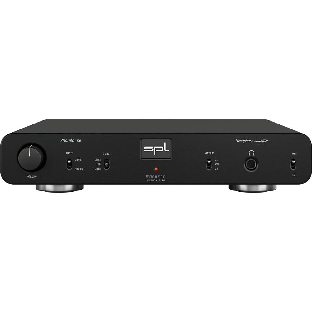 Amplificador de Auriculares SPL Phonitor con DAC (Negro) - Amplificador Audiophile de Alto Headroom,