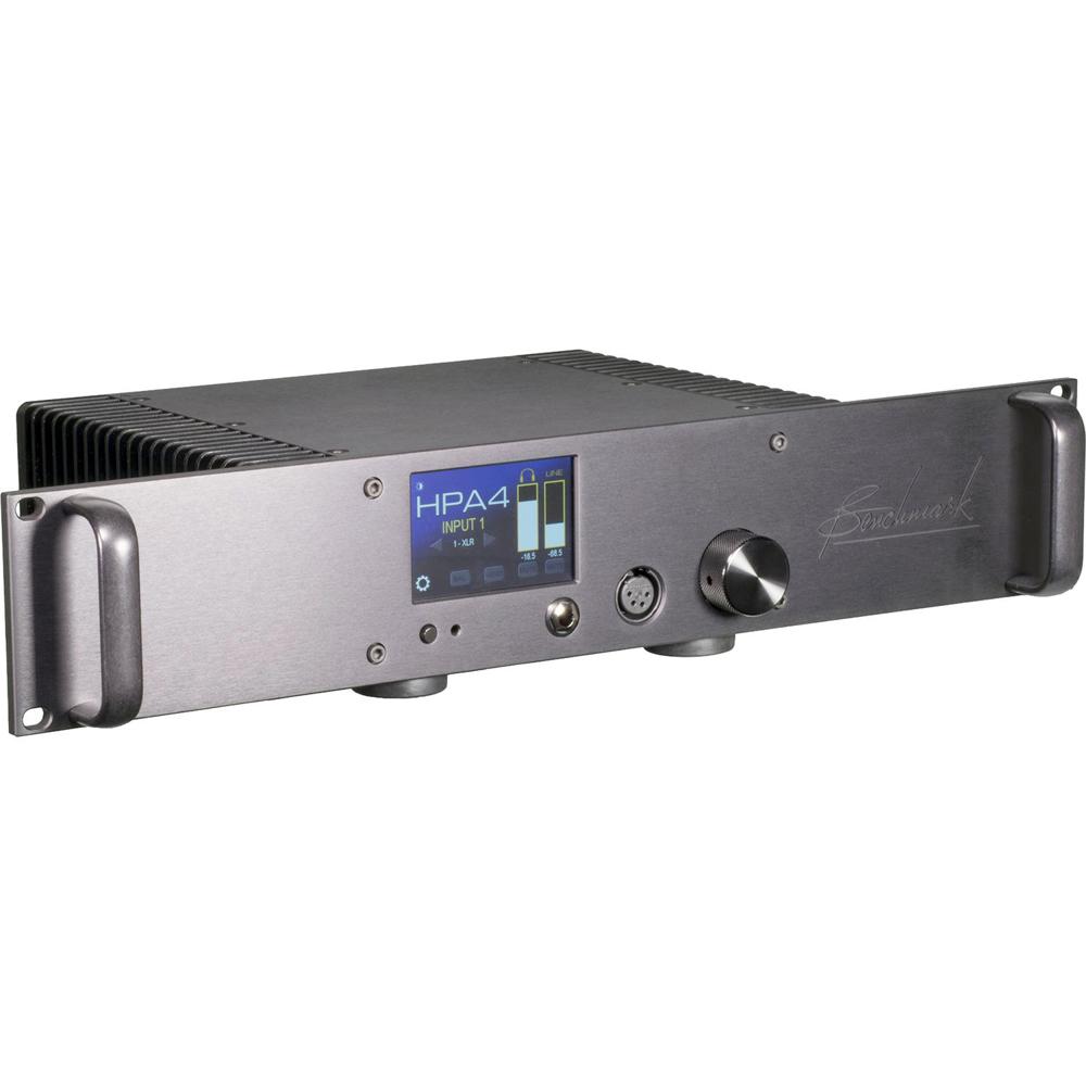 Amplificador de Auriculares/ Línea de Referencia Rackmount Benchmark HPA4 (Plata) - THX-888, Alta Po 1471162-REG Amplificador de Auriculares/ Línea de Referencia Rackmount Benchmark HPA4 (Plata) - THX-888, Alta Po 1471162-REG