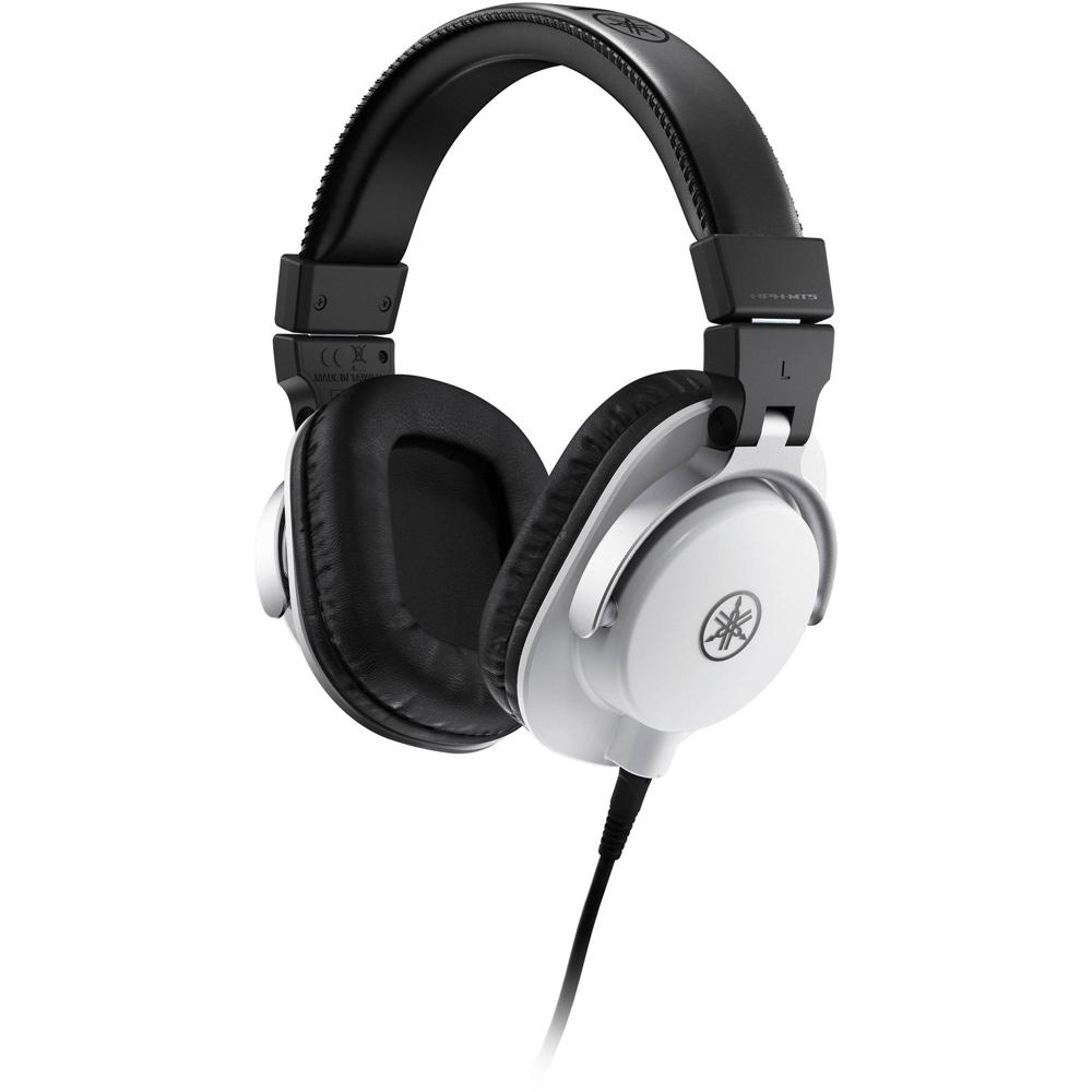 Auriculares de Estudio Yamaha HPH-MT5W (Blanco) con Controladores Dinámicos de 40mm, Diseño Circumau 1313043-REG Auriculares de Estudio Yamaha HPH-MT5W (Blanco) con Controladores Dinámicos de 40mm, Diseño Circumau 1313043-REG